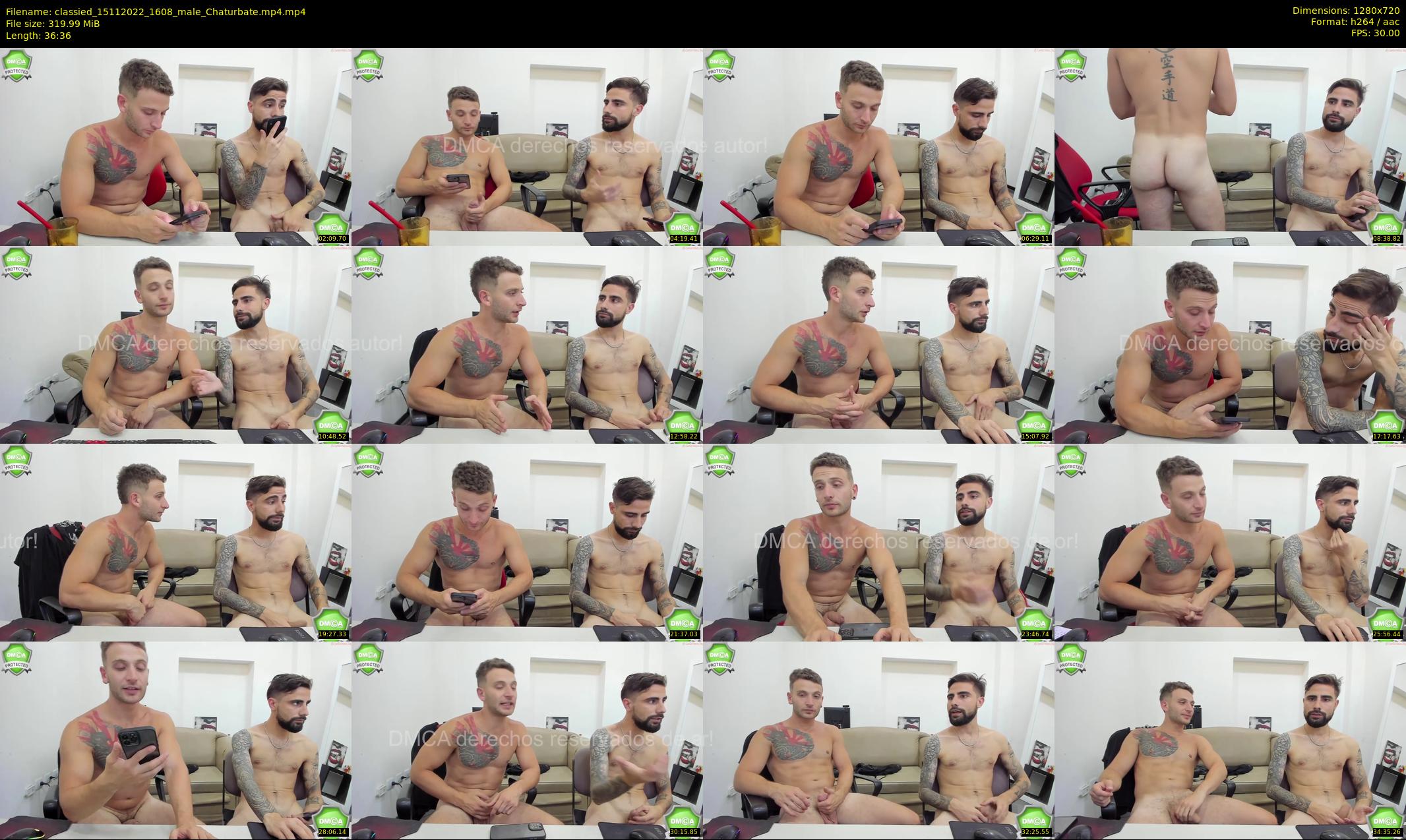 classied — 37 minute Chaturbate male cam show recording, 720p, Nov 15, 2022