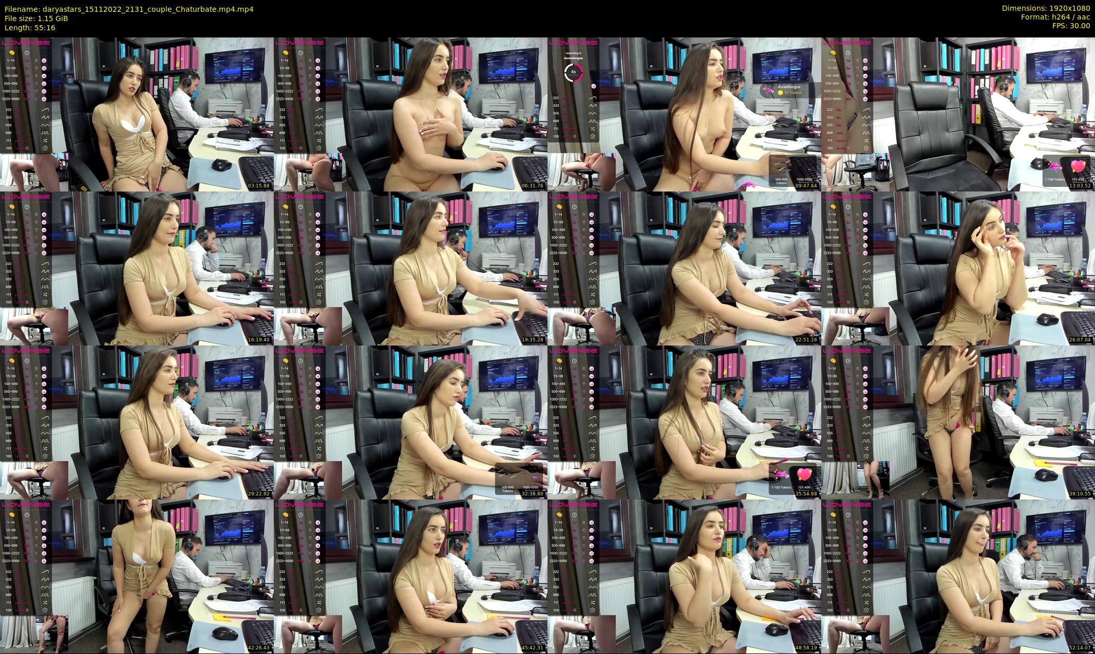 daryastars — 56 minute Chaturbate couple cam show recording, 1080p, Nov 15, 2022