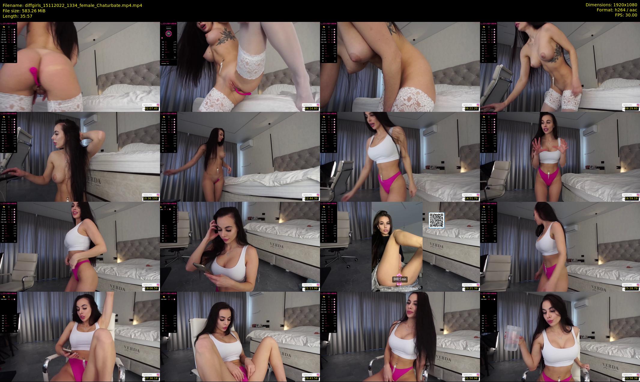 diffgirls — 36 minute Chaturbate female cam show recording, 1080p, Nov 15, 2022