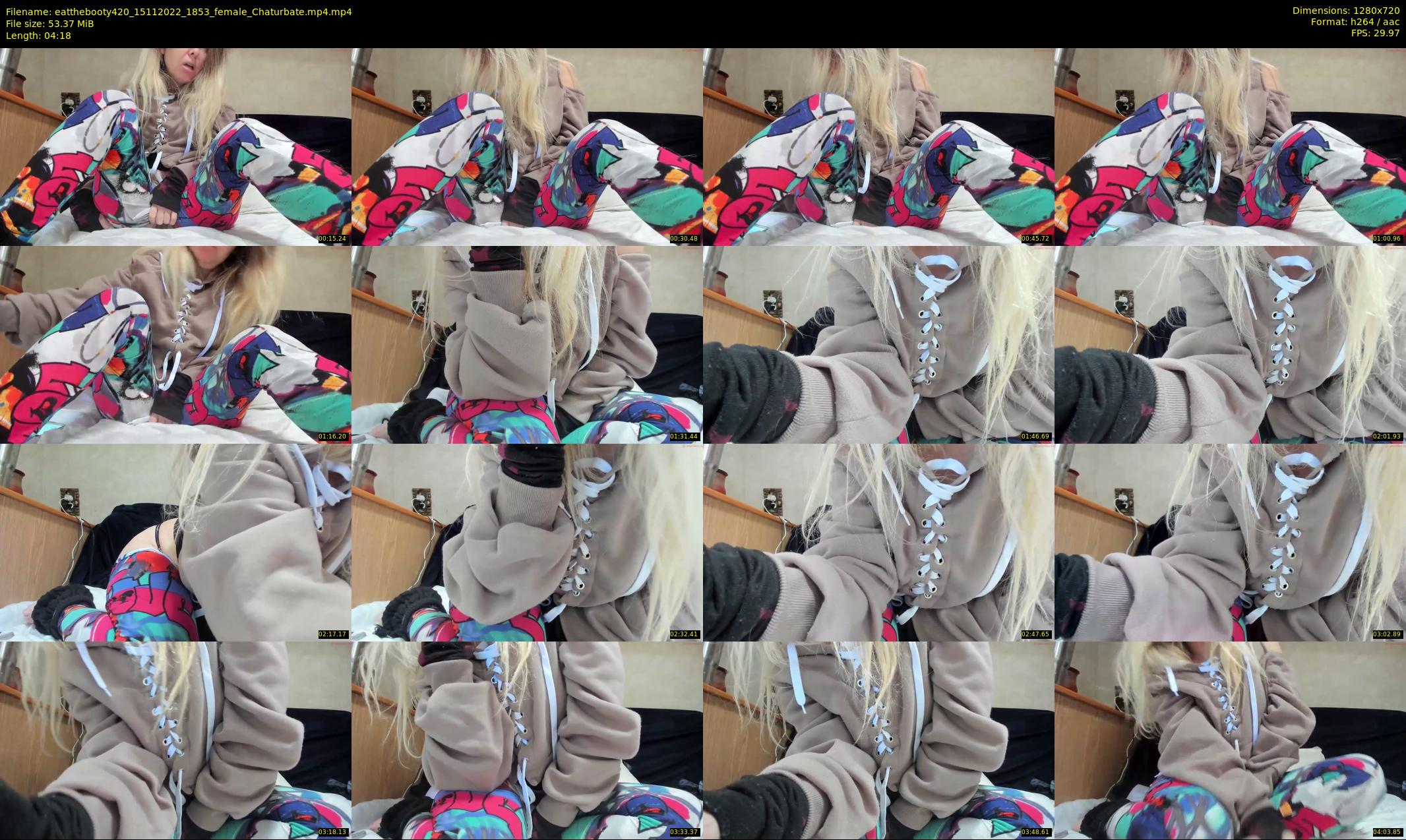 eatthebooty420 — 5 minute Chaturbate female cam show recording, 720p, Nov 15, 2022