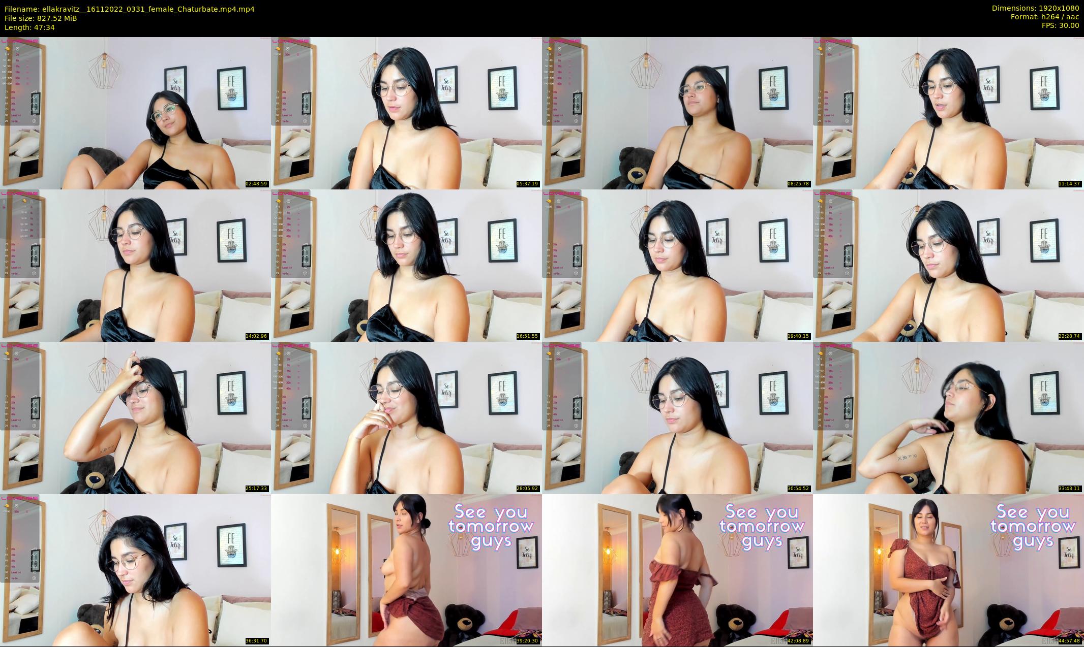ellakravitz_ — 48 minute Chaturbate female cam show recording, 1080p, Nov 16, 2022