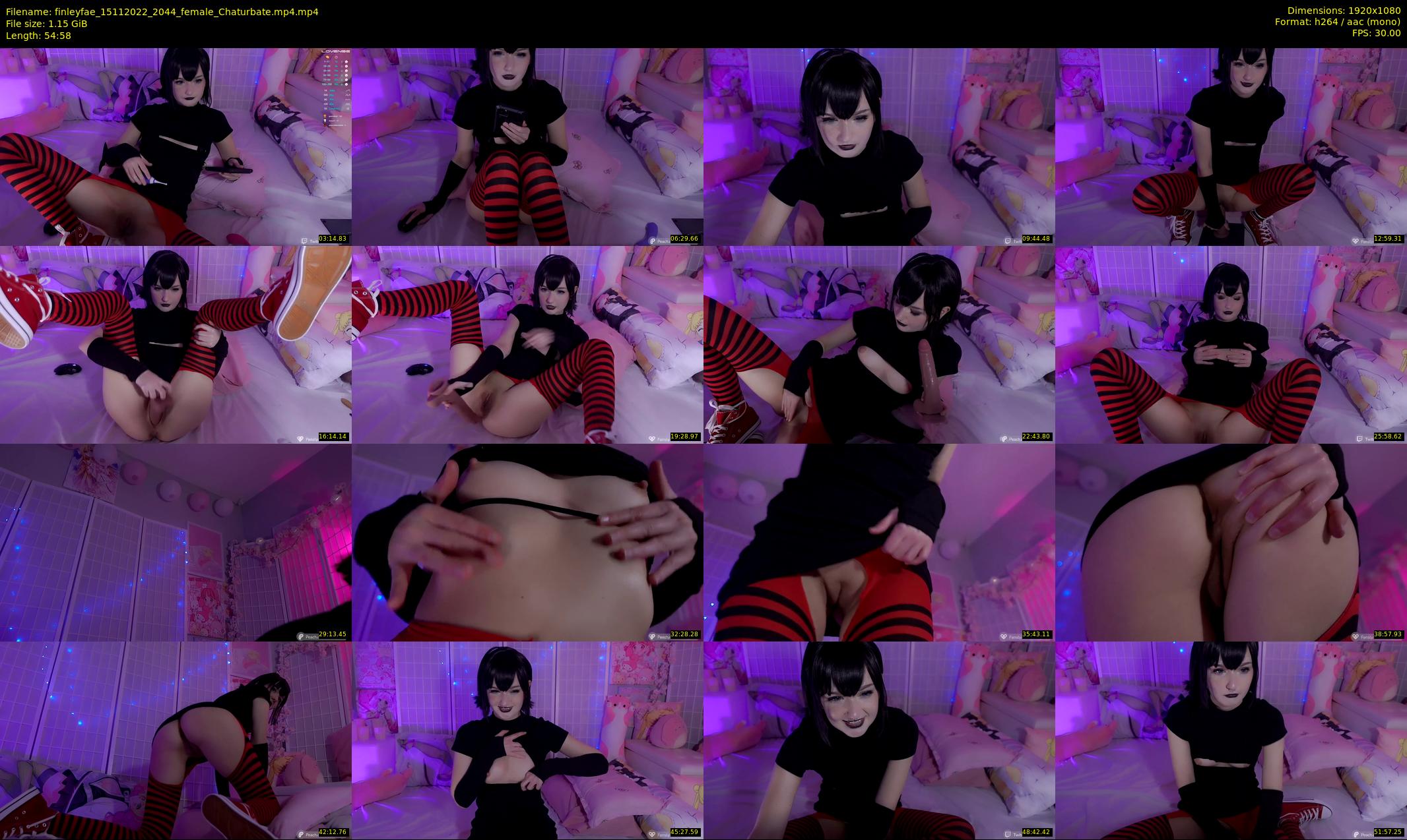 finleyfae — 55 minute Chaturbate female cam show recording, 1080p, Nov 15, 2022