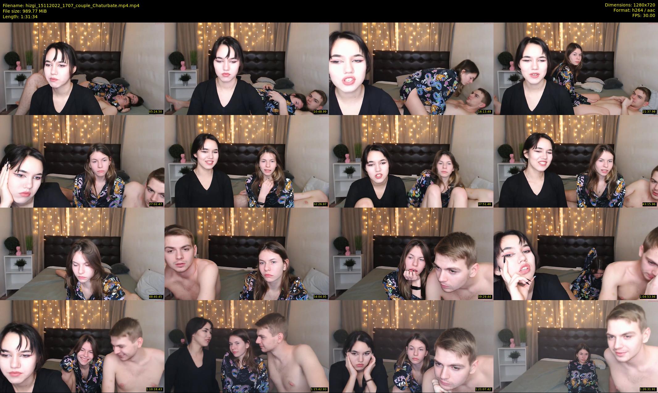 hizgi — 92 minute Chaturbate couple cam show recording, 720p, Nov 15, 2022