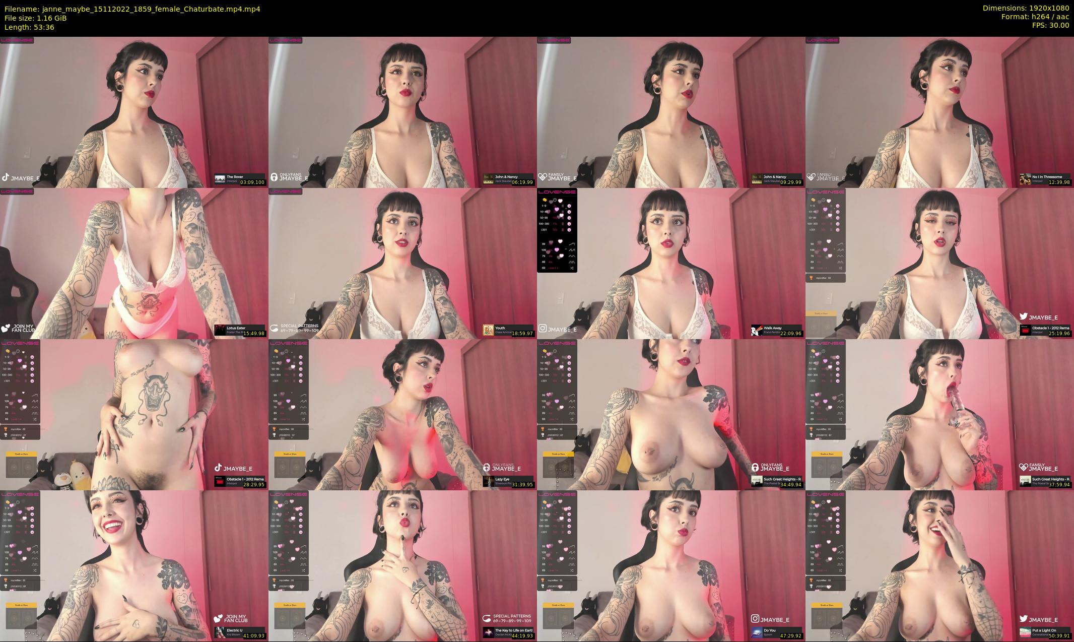 janne_maybe — 54 minute Chaturbate female cam show recording, 1080p, Nov 15, 2022