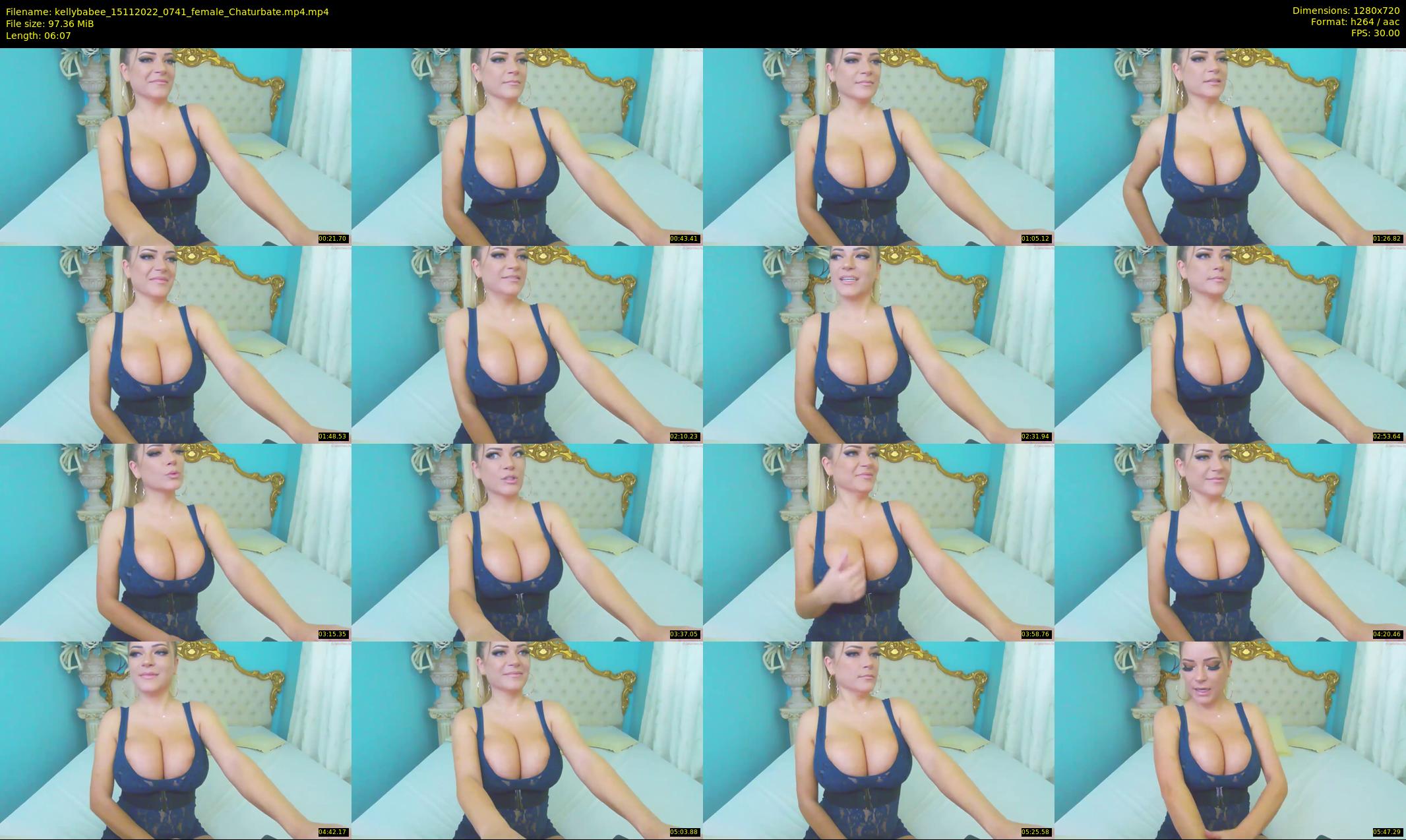 kellybabee — 7 minute Chaturbate female cam show recording, 720p, Nov 15, 2022