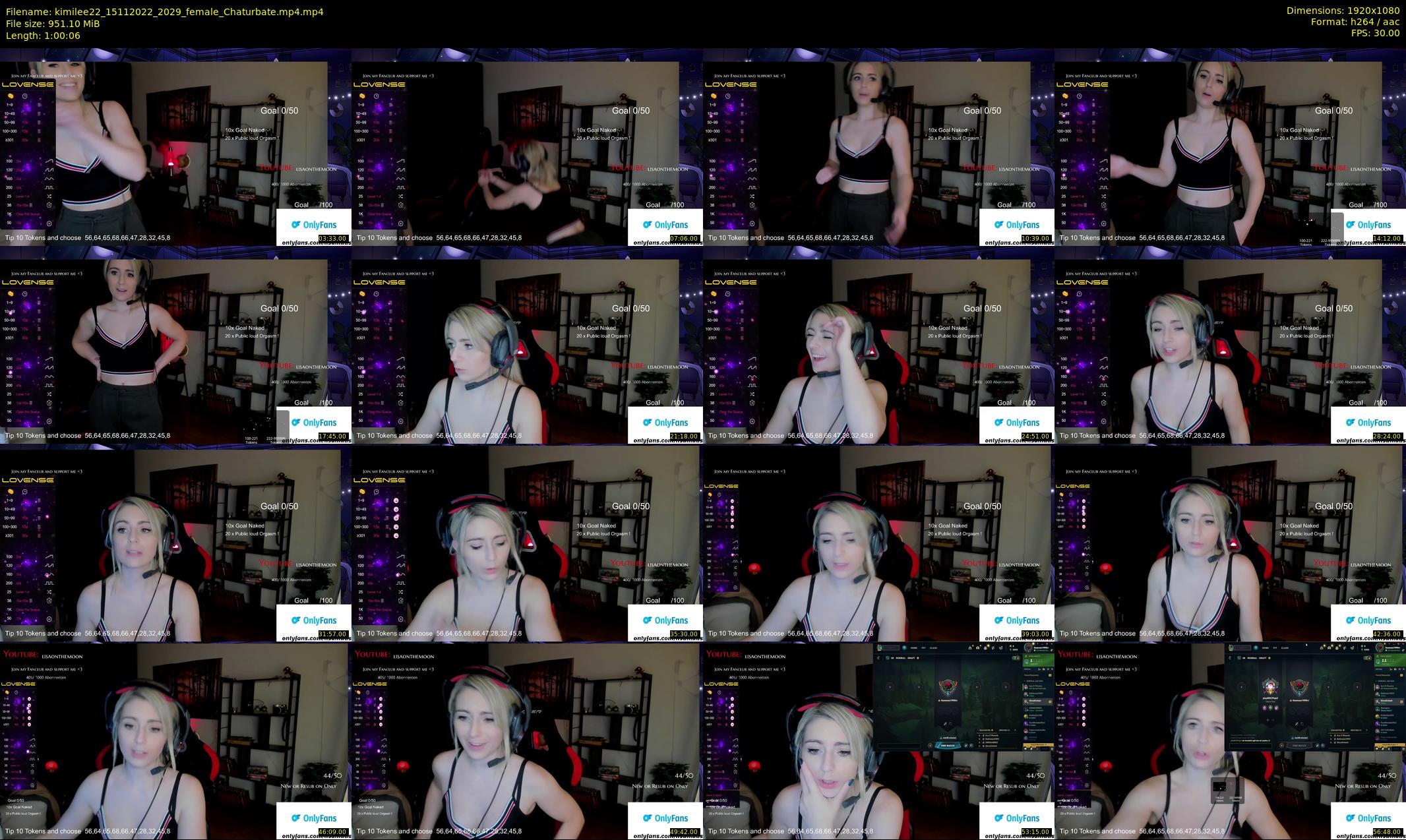 kimilee22 — 61 minute Chaturbate female cam show recording, 1080p, Nov 15, 2022