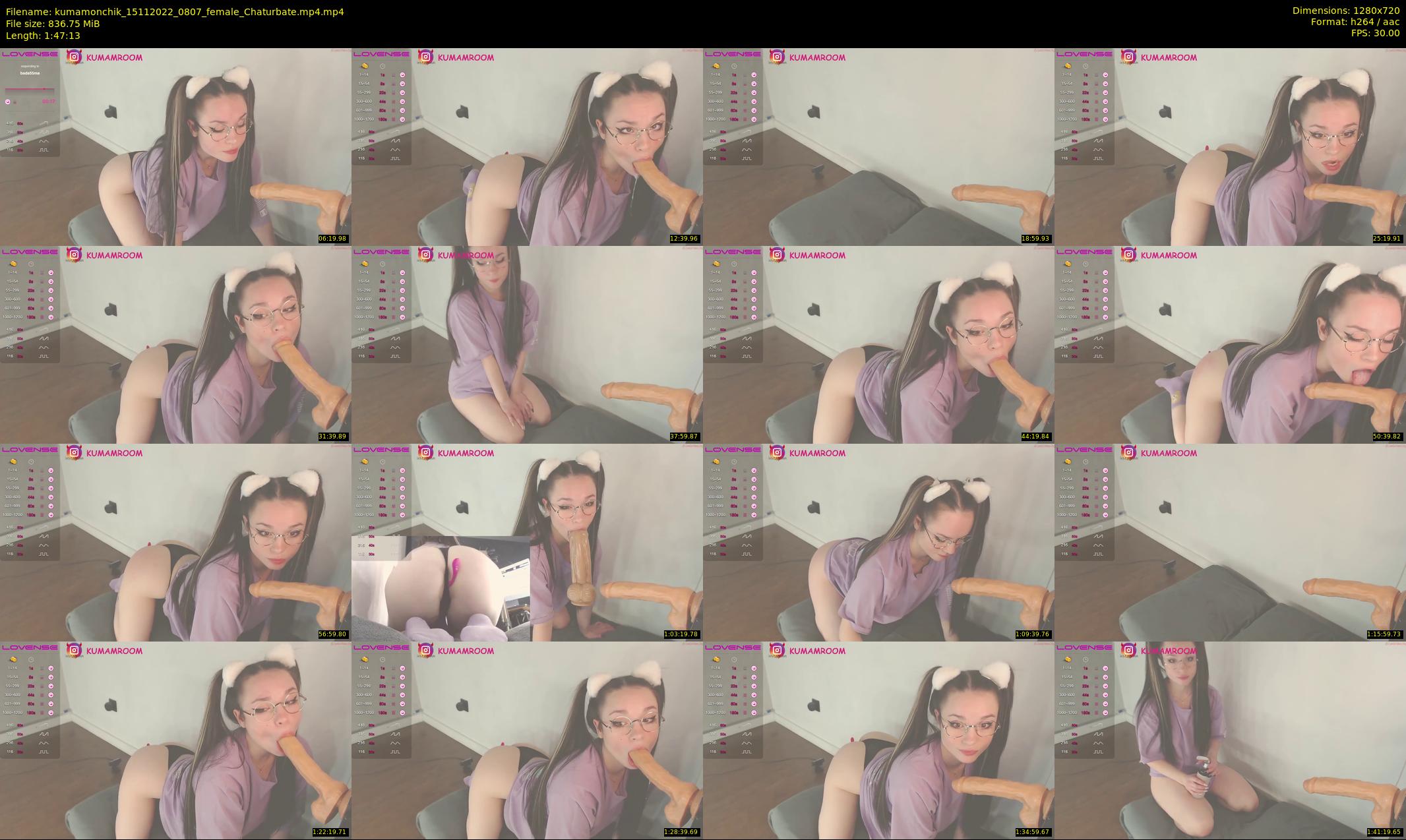 kumamonchik — 108 minute Chaturbate couple cam show recording, 720p, Nov 15, 2022