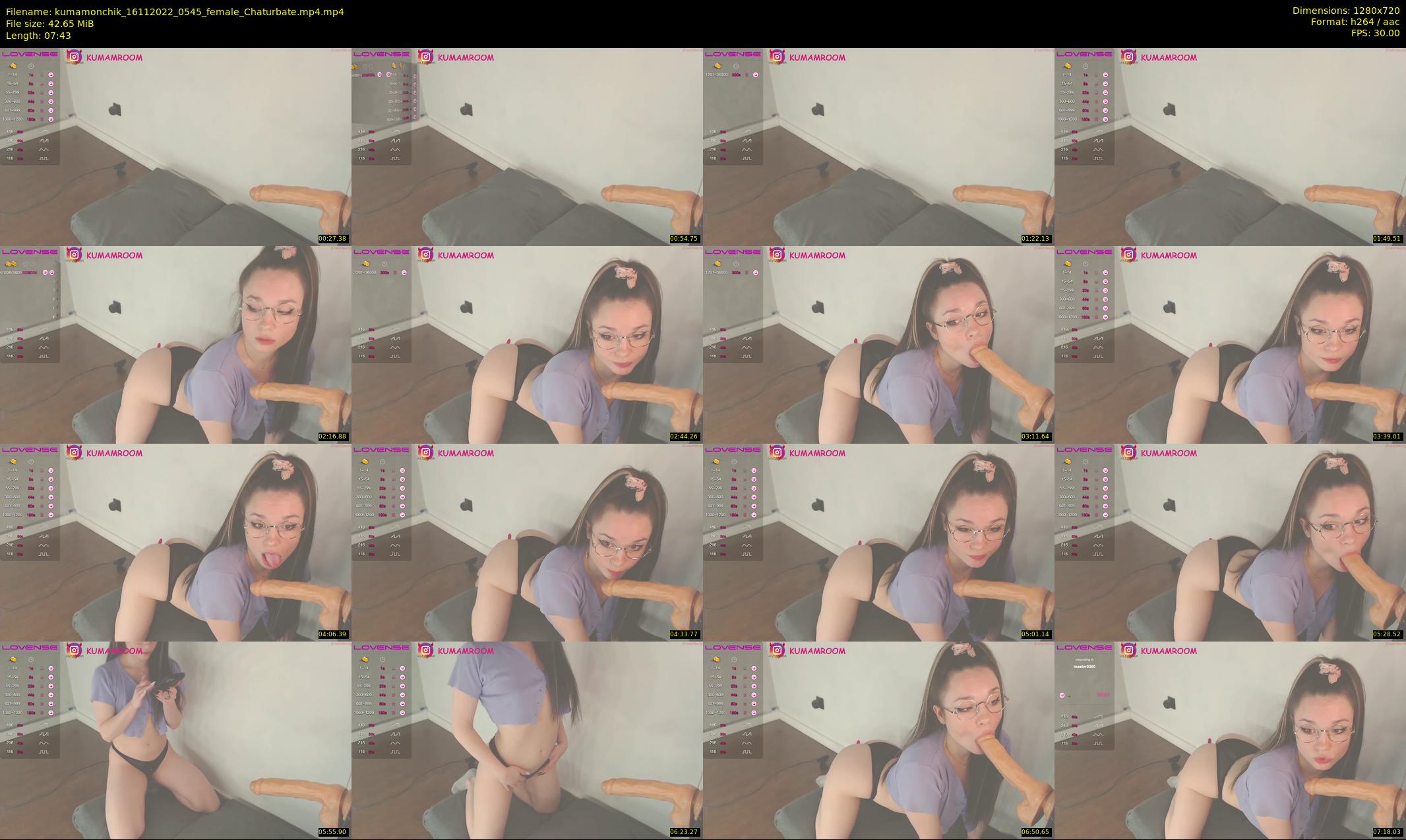 kumamonchik — 8 minute Chaturbate couple cam show recording, 720p, Nov 16, 2022