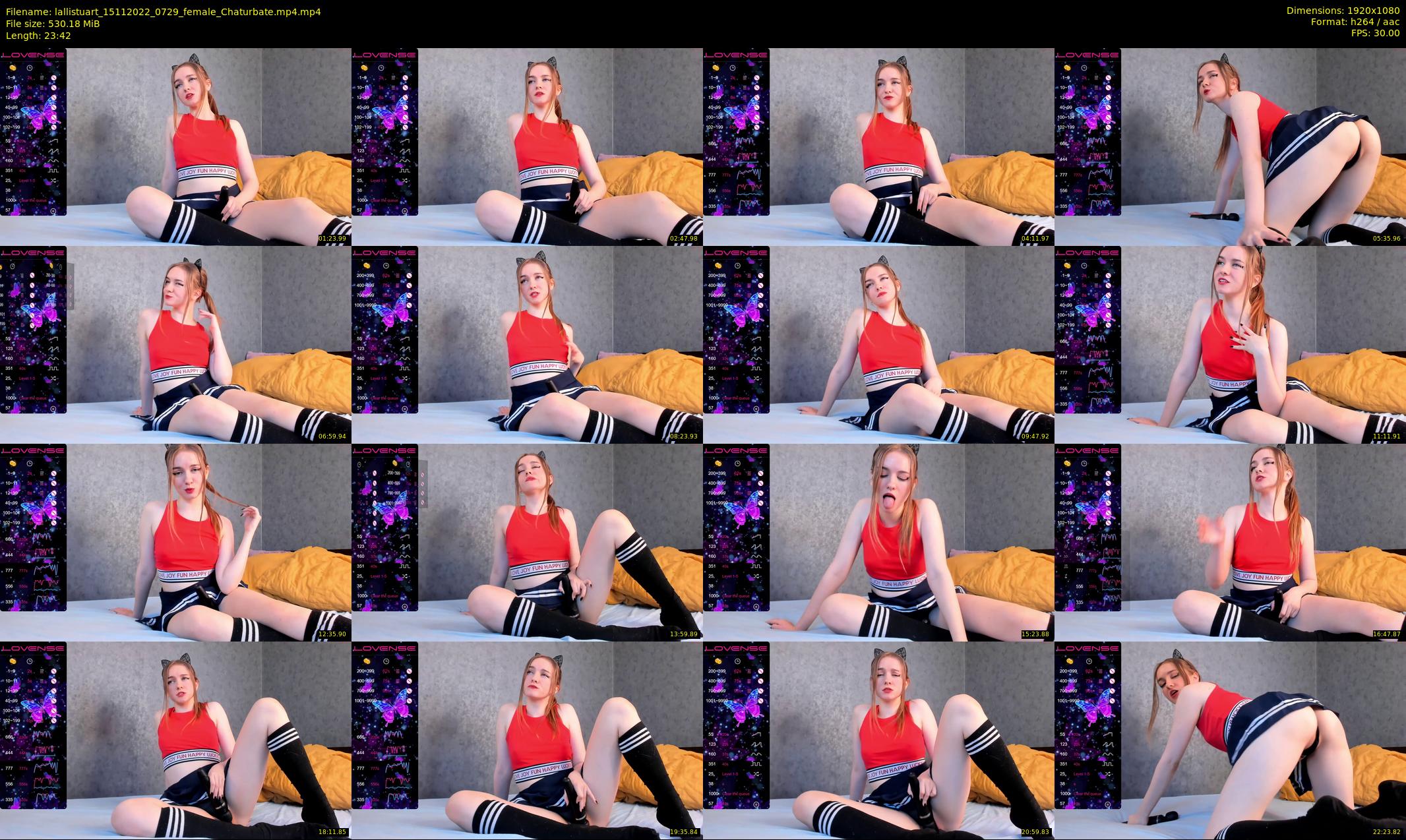 lallistuart — 24 minute Chaturbate female cam show recording, 1080p, Nov 15, 2022
