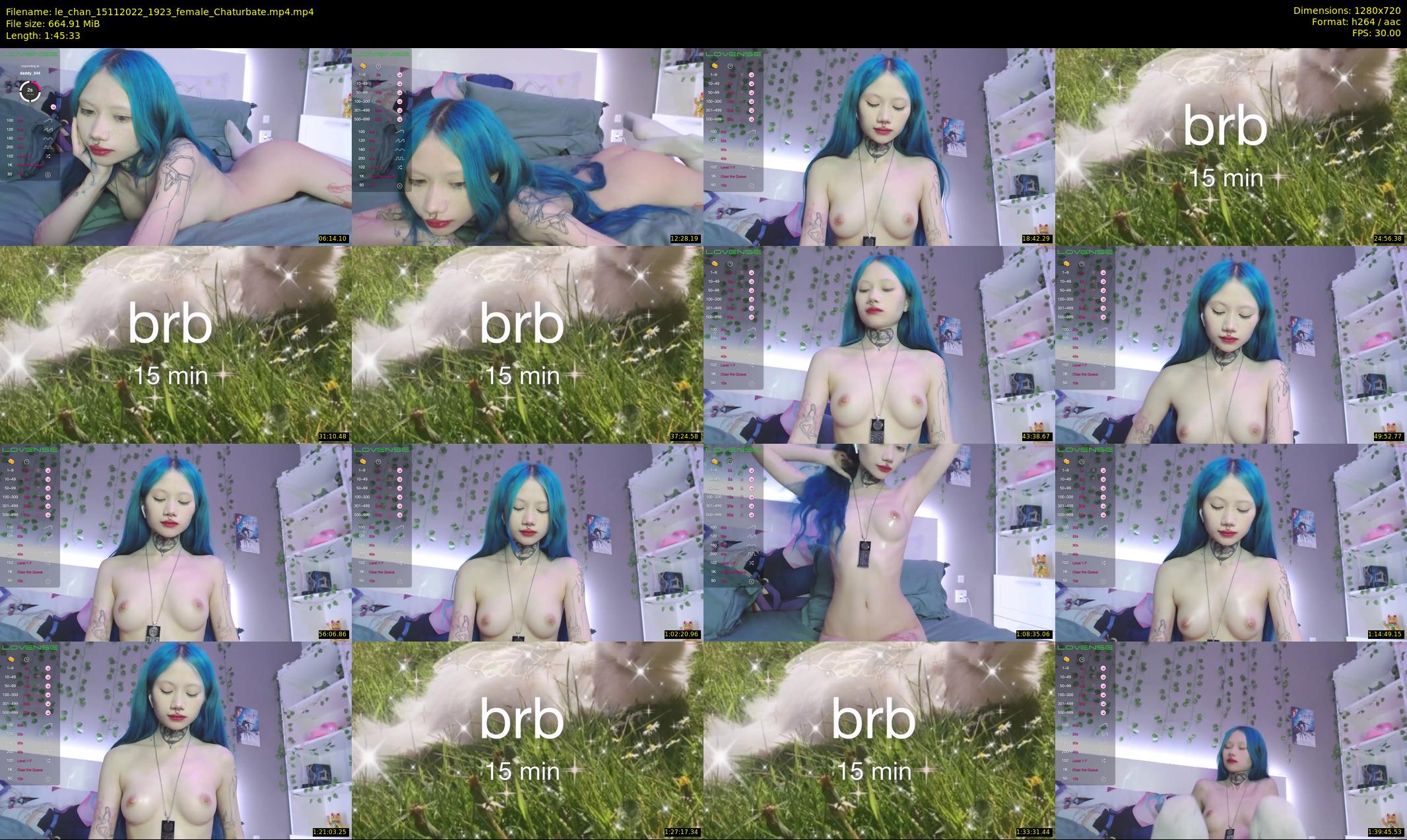 le_chan — 106 minute Chaturbate female cam show recording, 720p, Nov 15, 2022