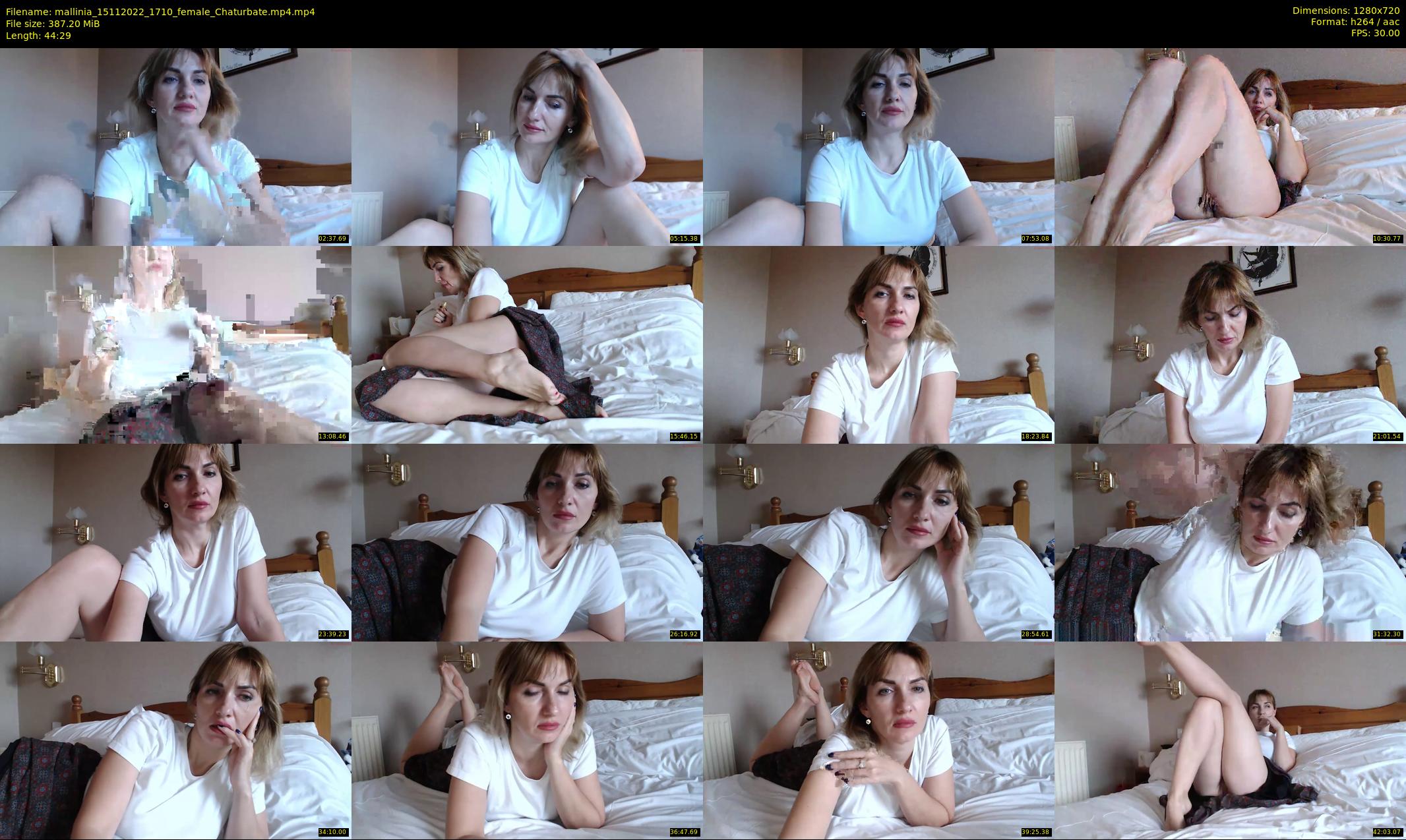 mallinia — 45 minute Chaturbate female cam show recording, 720p, Nov 15, 2022