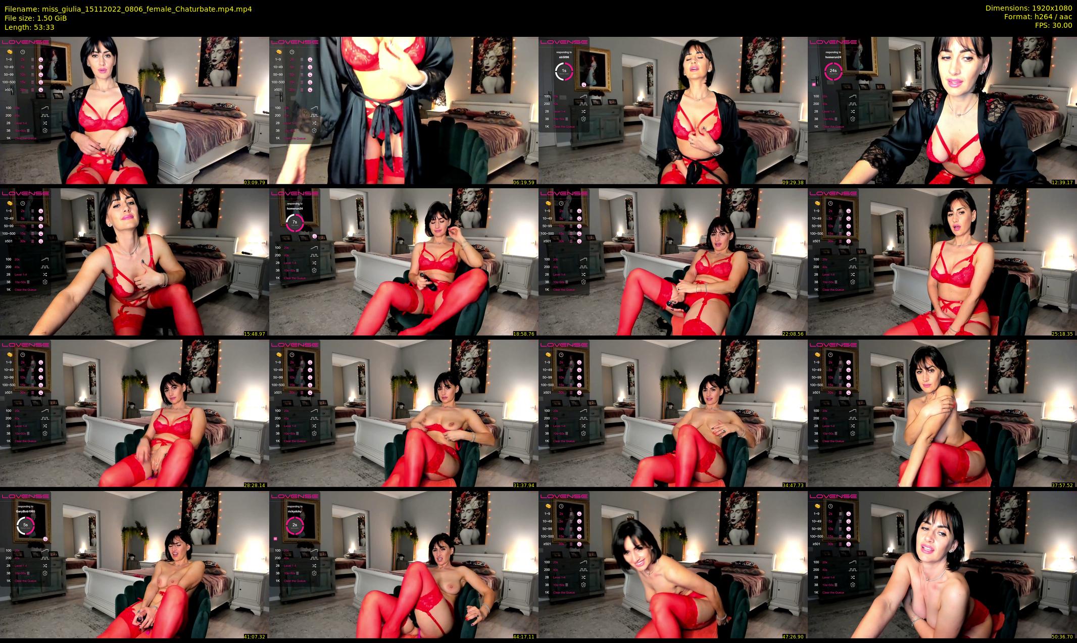 miss_giulia — 54 minute Chaturbate female cam show recording, 1080p, Nov 15, 2022