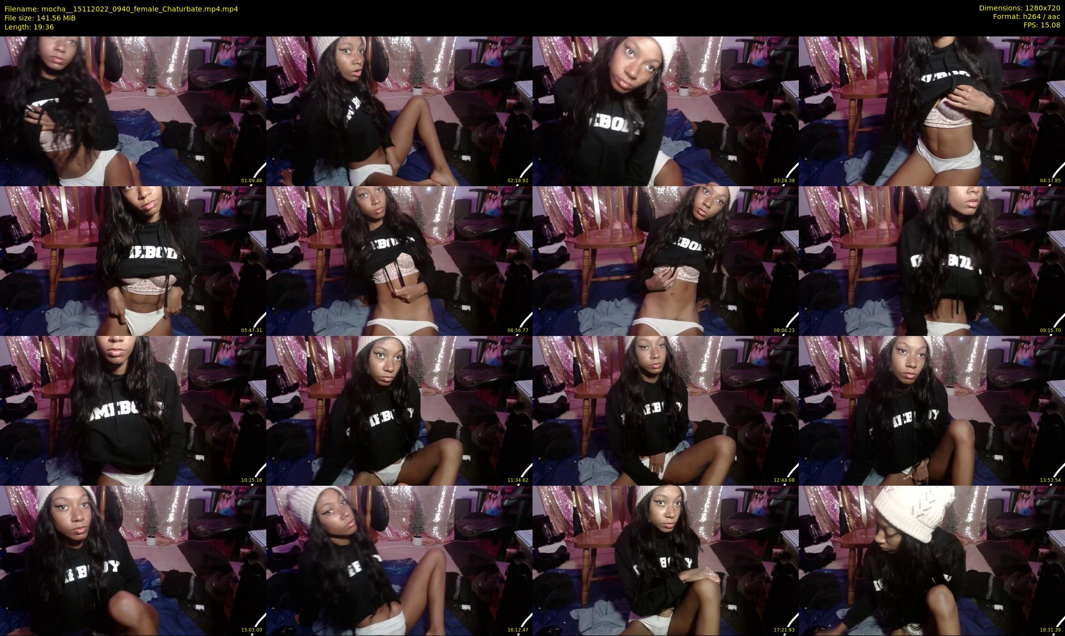 mocha_ — 20 minute Chaturbate female cam show recording, 720p, Nov 15, 2022