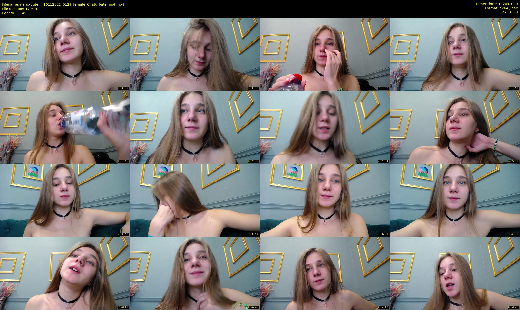 nancycute__ — 52 minute Chaturbate female cam show recording, 1080p, Nov 16, 2022