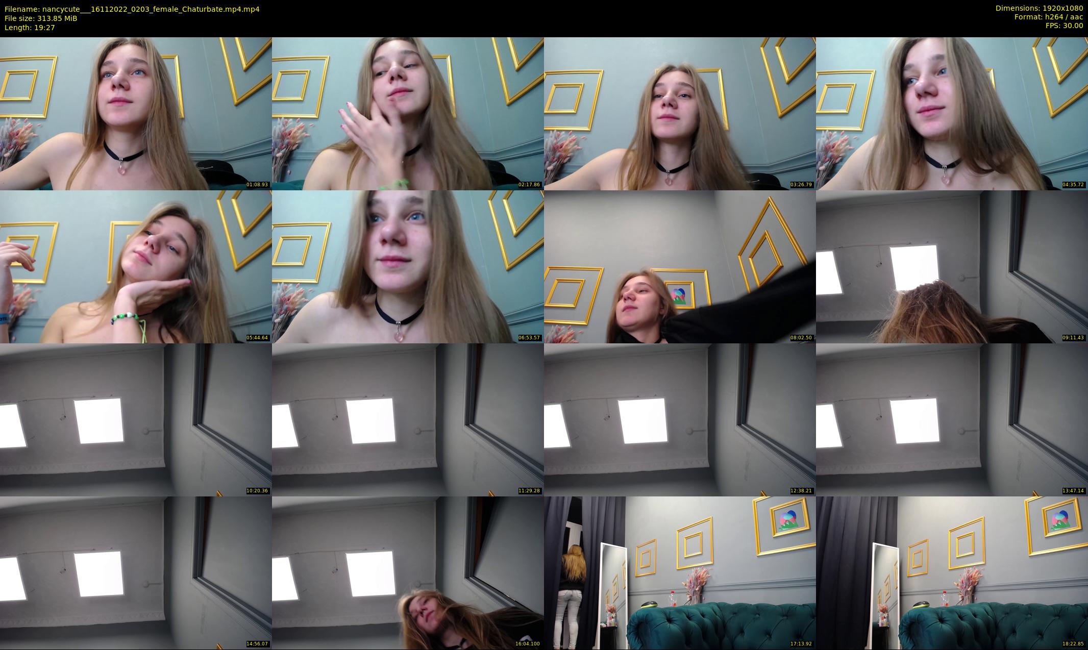 nancycute__ — 20 minute Chaturbate female cam show recording, 1080p, Nov 16, 2022