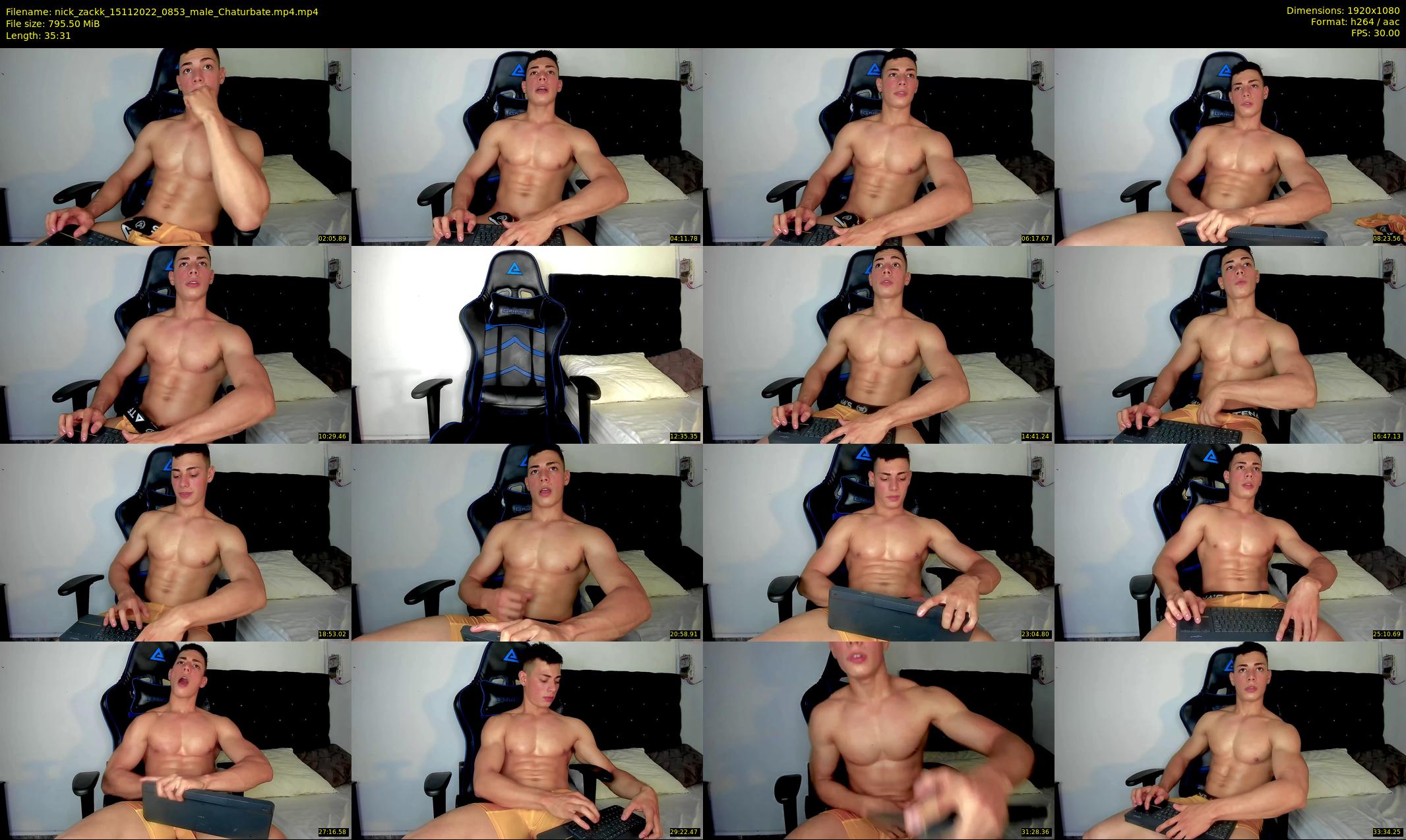 nick_zackk — 36 minute Chaturbate male cam show recording, 1080p, Nov 15, 2022