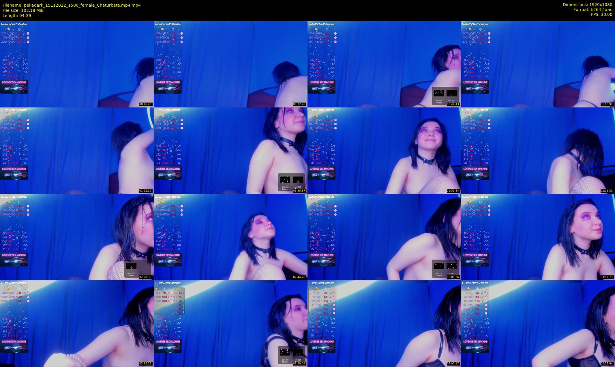 pekadark — 5 minute Chaturbate female cam show recording, 1080p, Nov 15, 2022