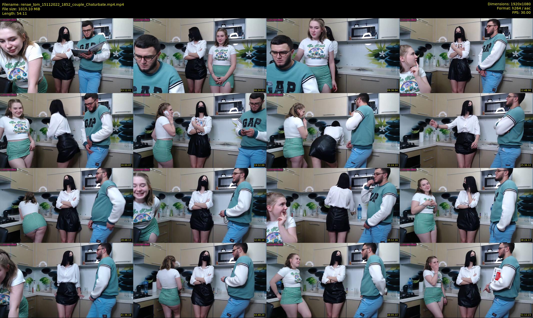 renae_tom — 55 minute Chaturbate couple cam show recording, 1080p, Nov 15, 2022