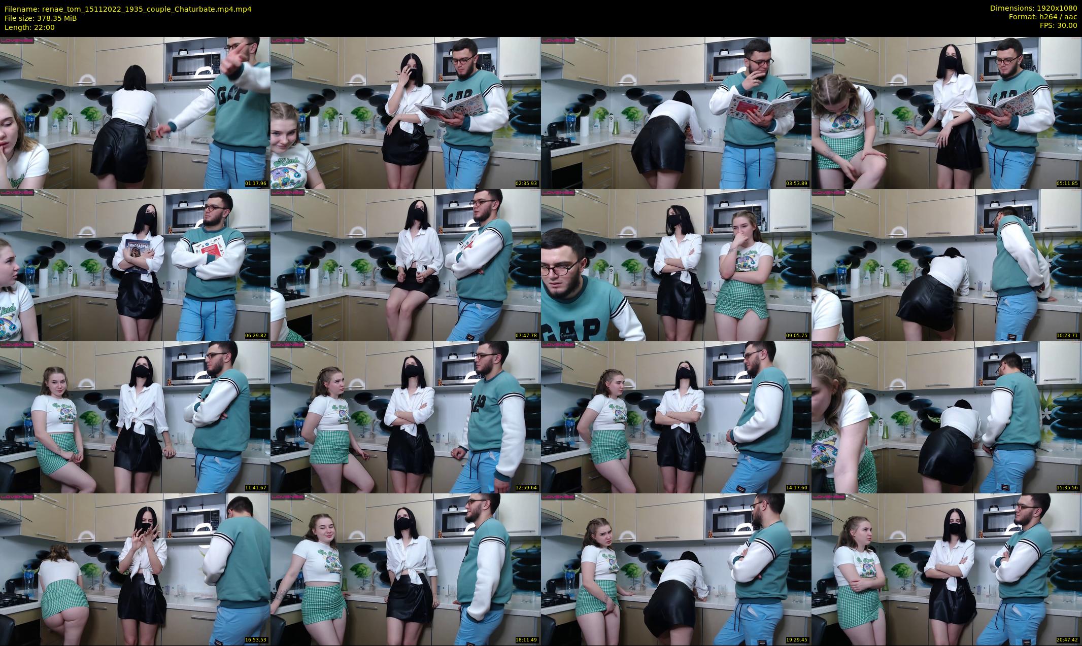 renae_tom — 22 minute Chaturbate couple cam show recording, 1080p, Nov 15, 2022
