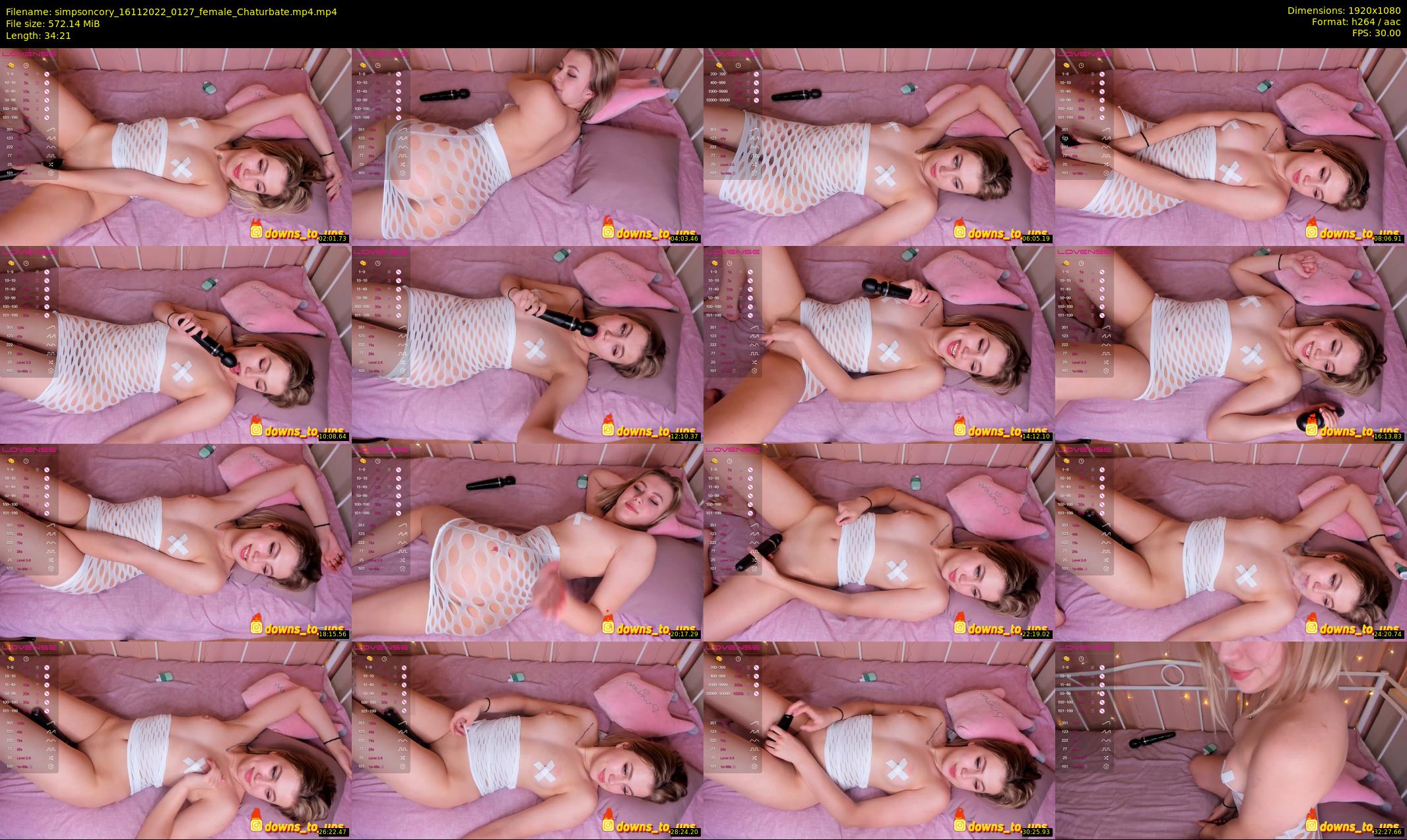 simpsoncory — 35 minute Chaturbate female cam show recording, 1080p, Nov 16, 2022