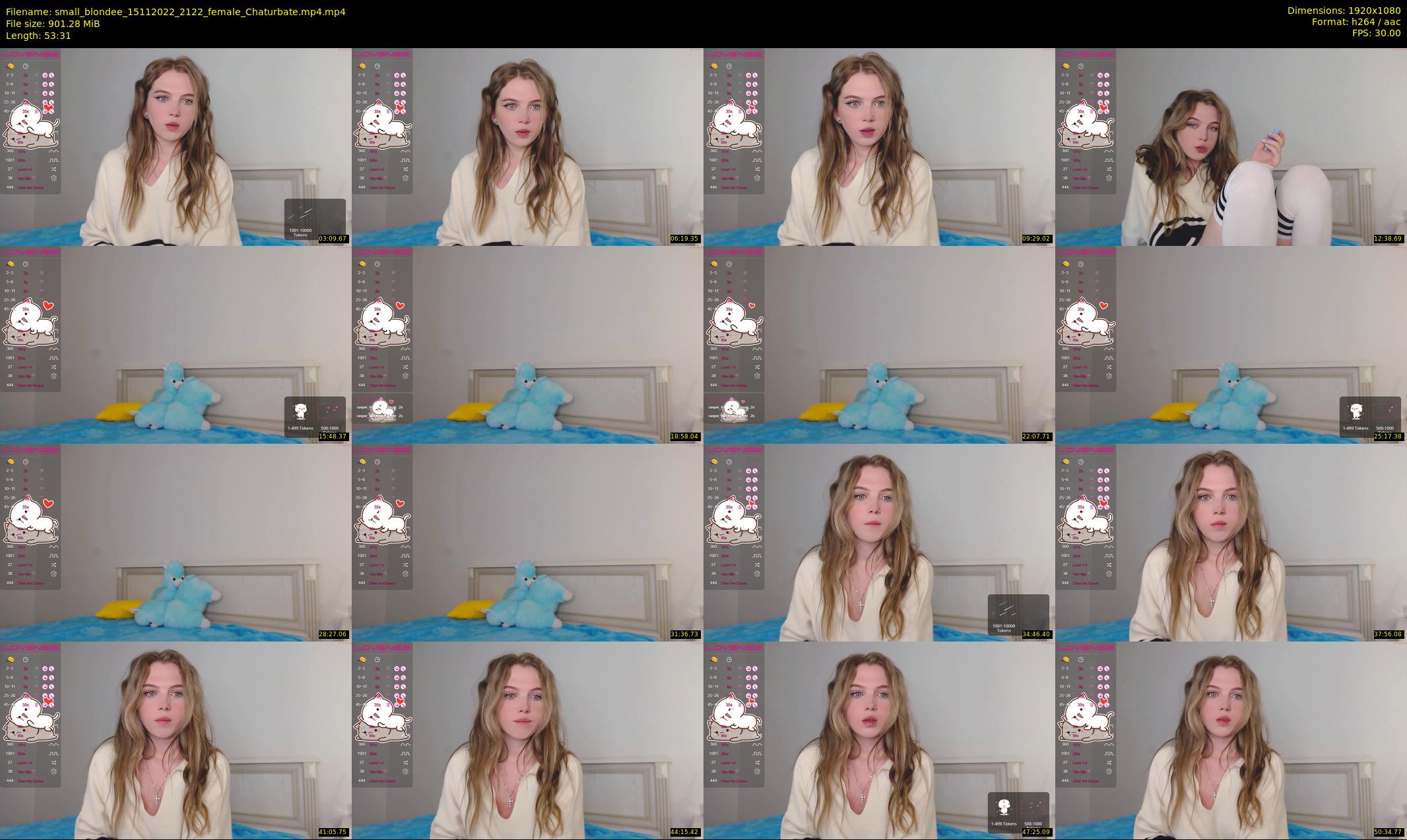 small_blondee — 54 minute Chaturbate female cam show recording, 1080p, Nov 15, 2022