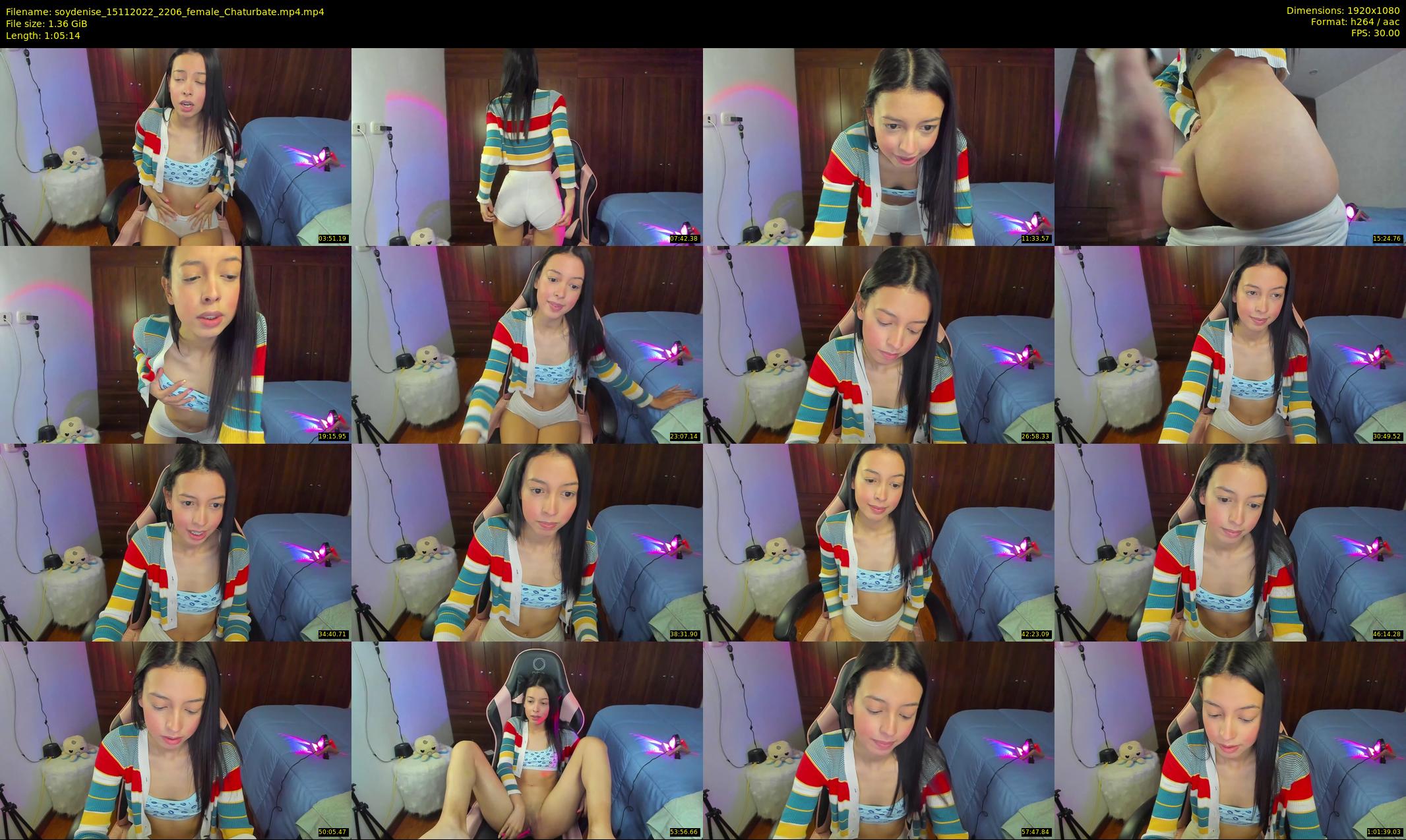 soydenise — 66 minute Chaturbate female cam show recording, 1080p, Nov 15, 2022
