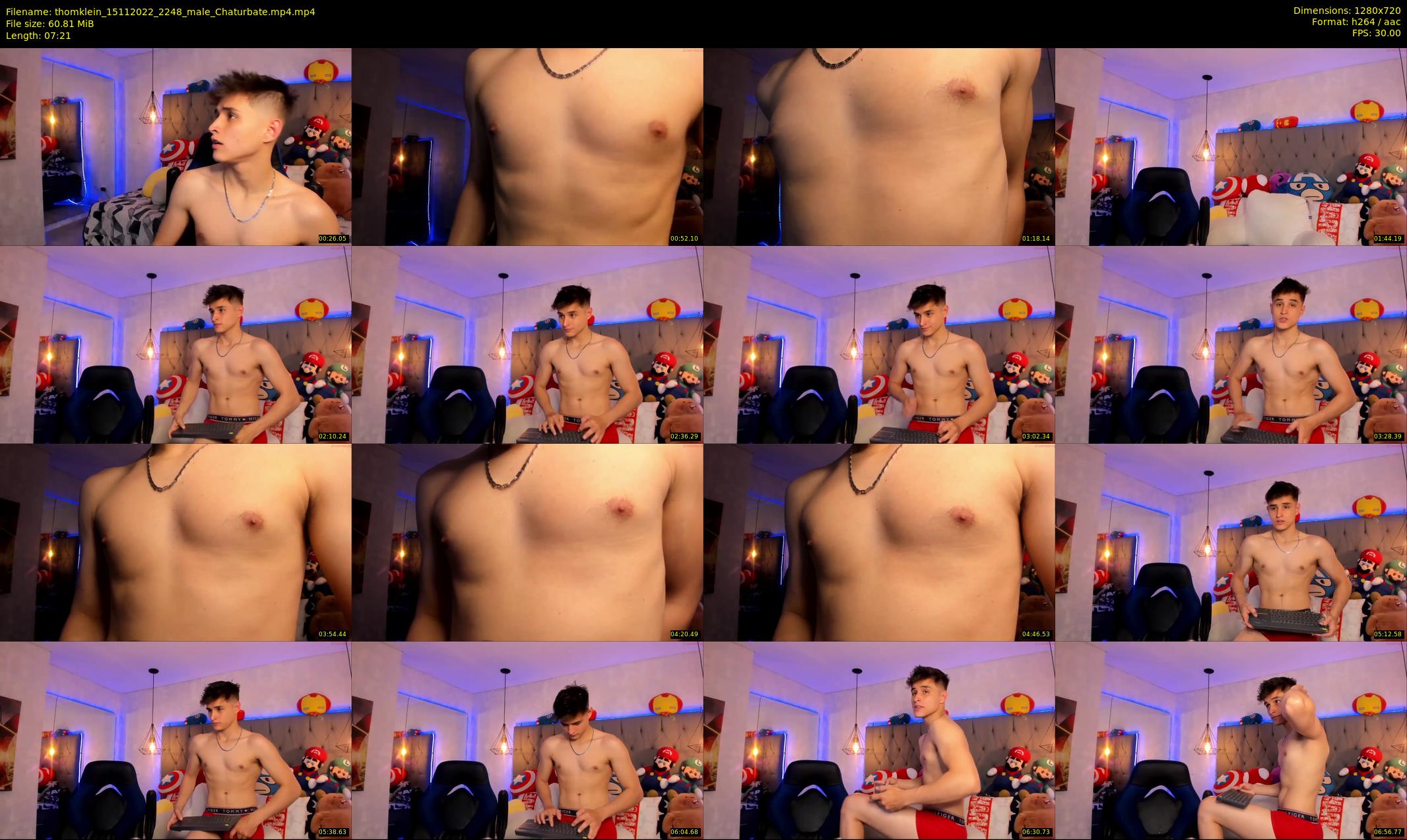 thomklein — 8 minute Chaturbate male cam show recording, 720p, Nov 15, 2022