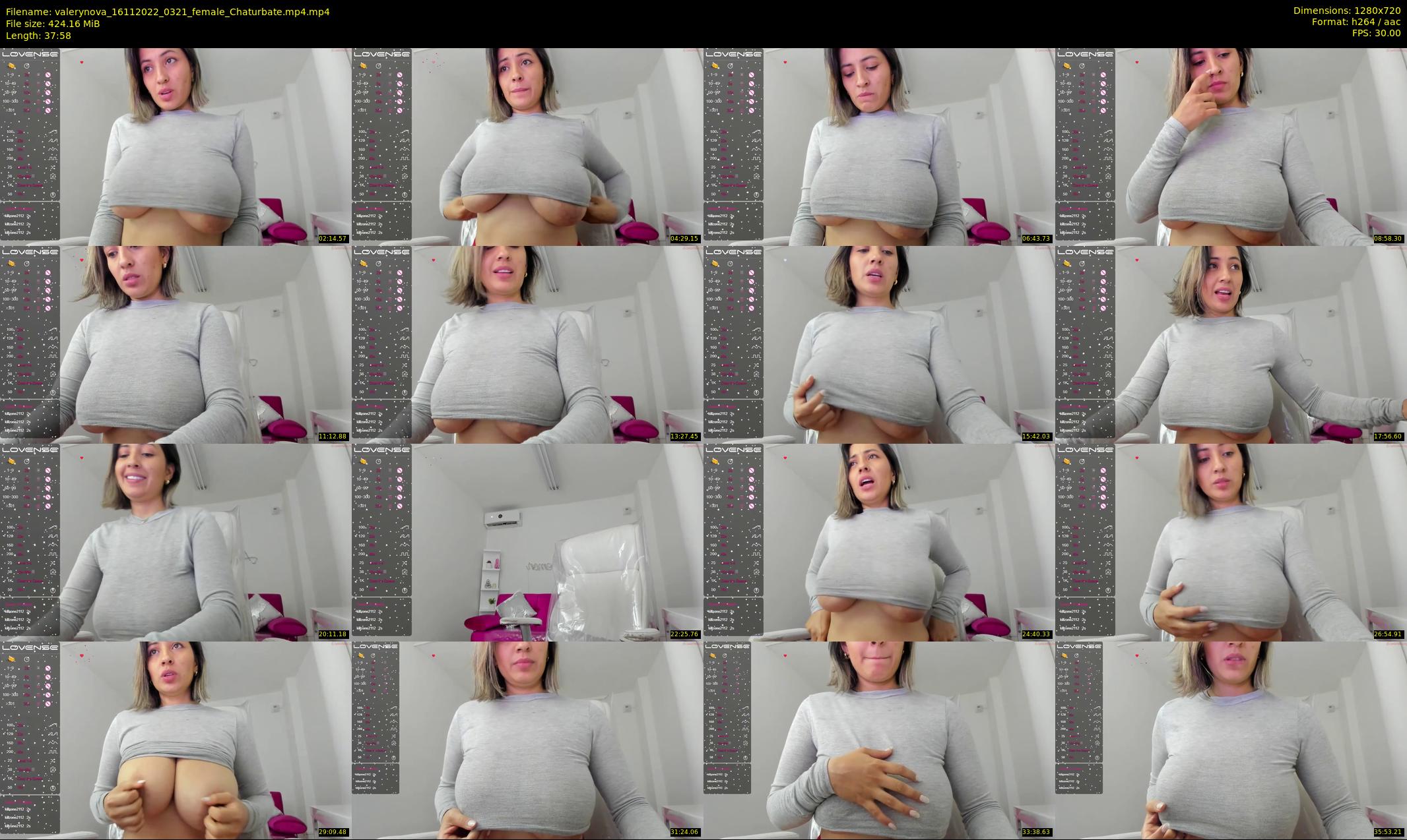 valerynova — 38 minute Chaturbate female cam show recording, 720p, Nov 16, 2022