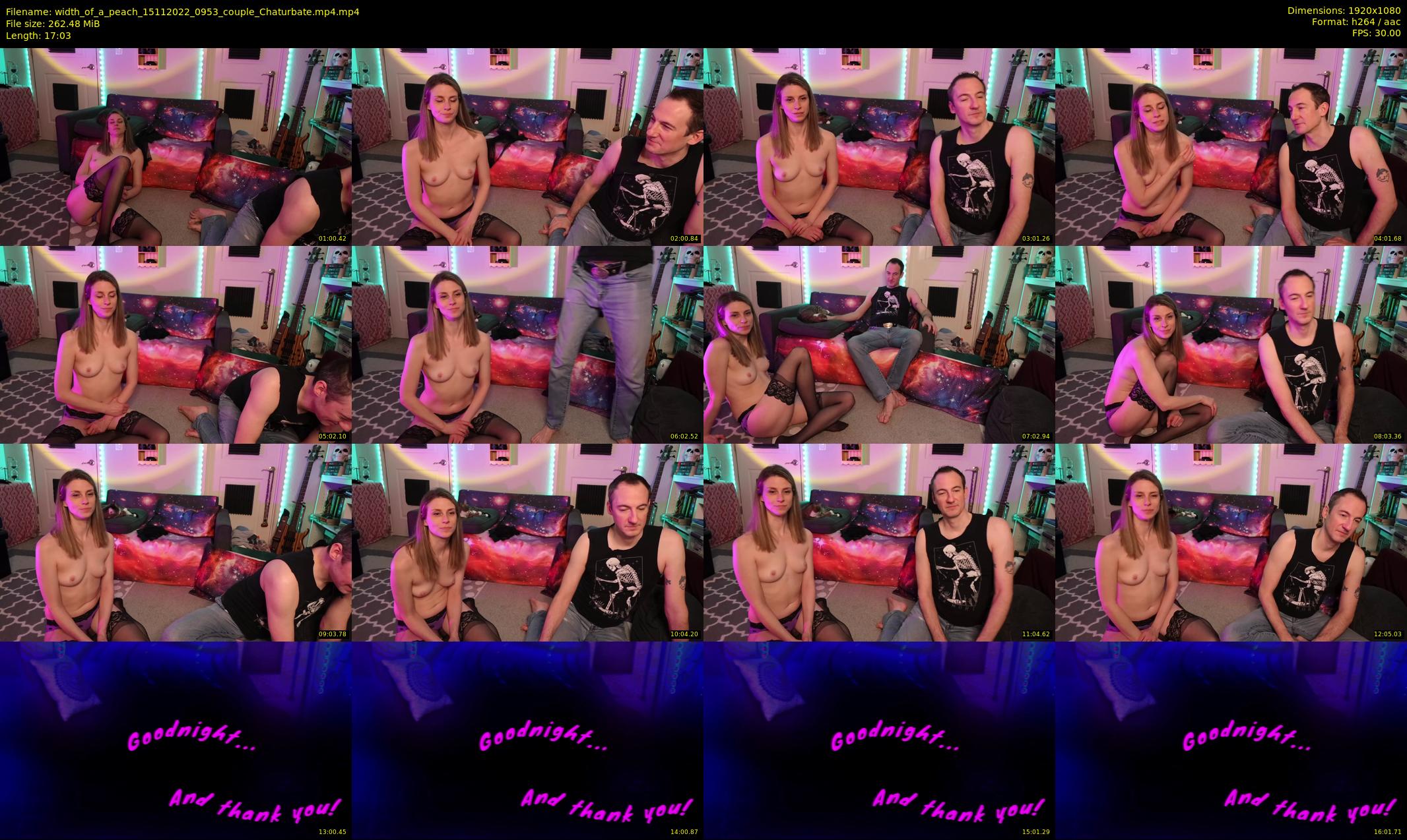 width_of_a_peach — 18 minute Chaturbate couple cam show recording, 1080p, Nov 15, 2022