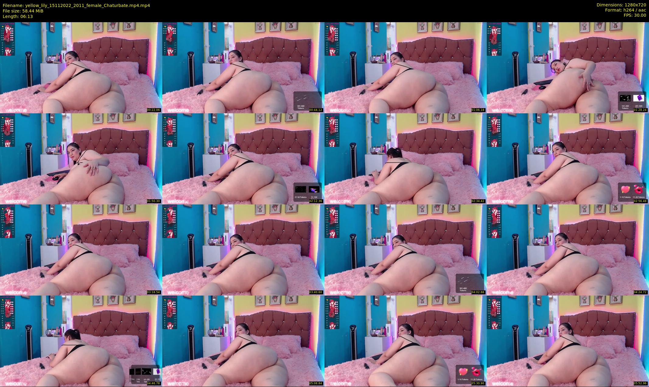 yellow_lily — 7 minute Chaturbate female cam show recording, 720p, Nov 15, 2022