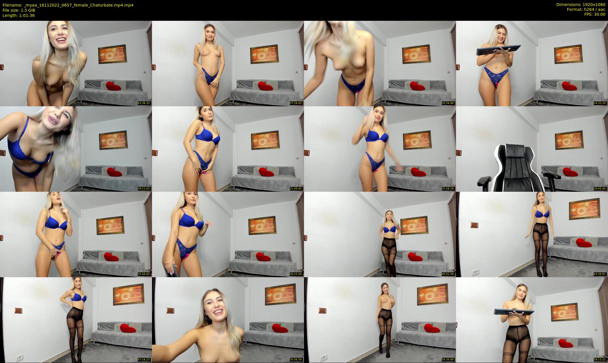 _myaa — 62 minute Chaturbate female cam show recording, 1080p, Nov 16, 2022