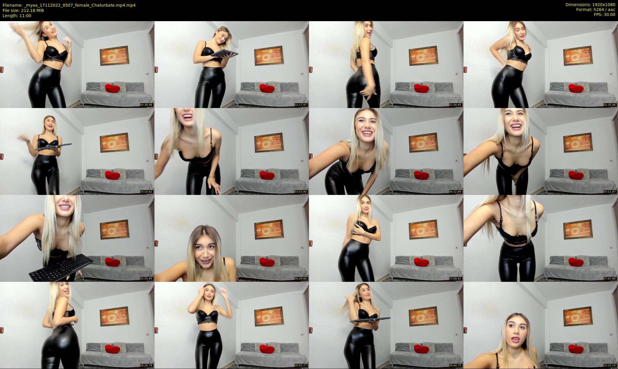 _myaa — 11 minute Chaturbate female cam show recording, 1080p, Nov 17, 2022