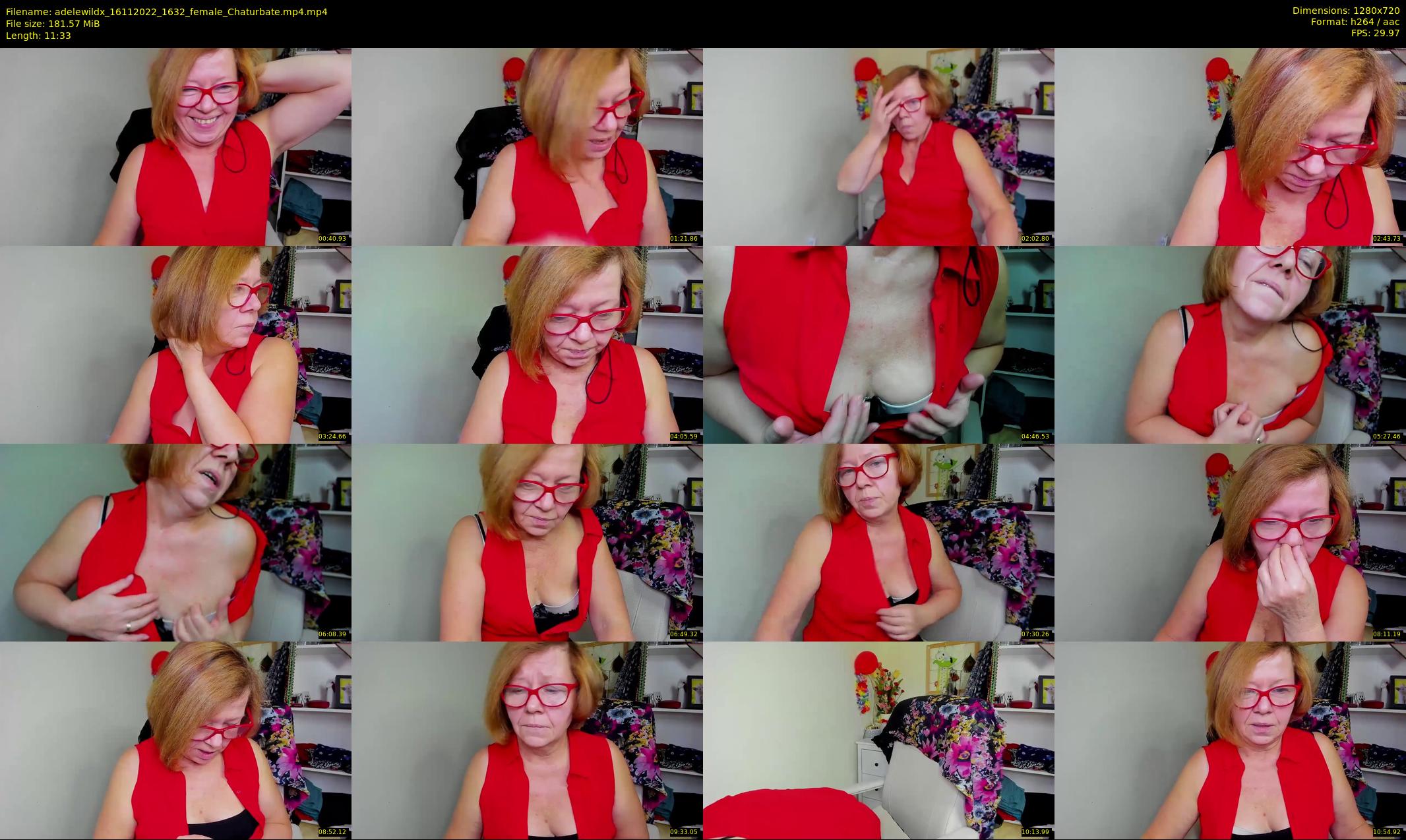 adelewildx — 12 minute Chaturbate female cam show recording, 720p, Nov 16, 2022