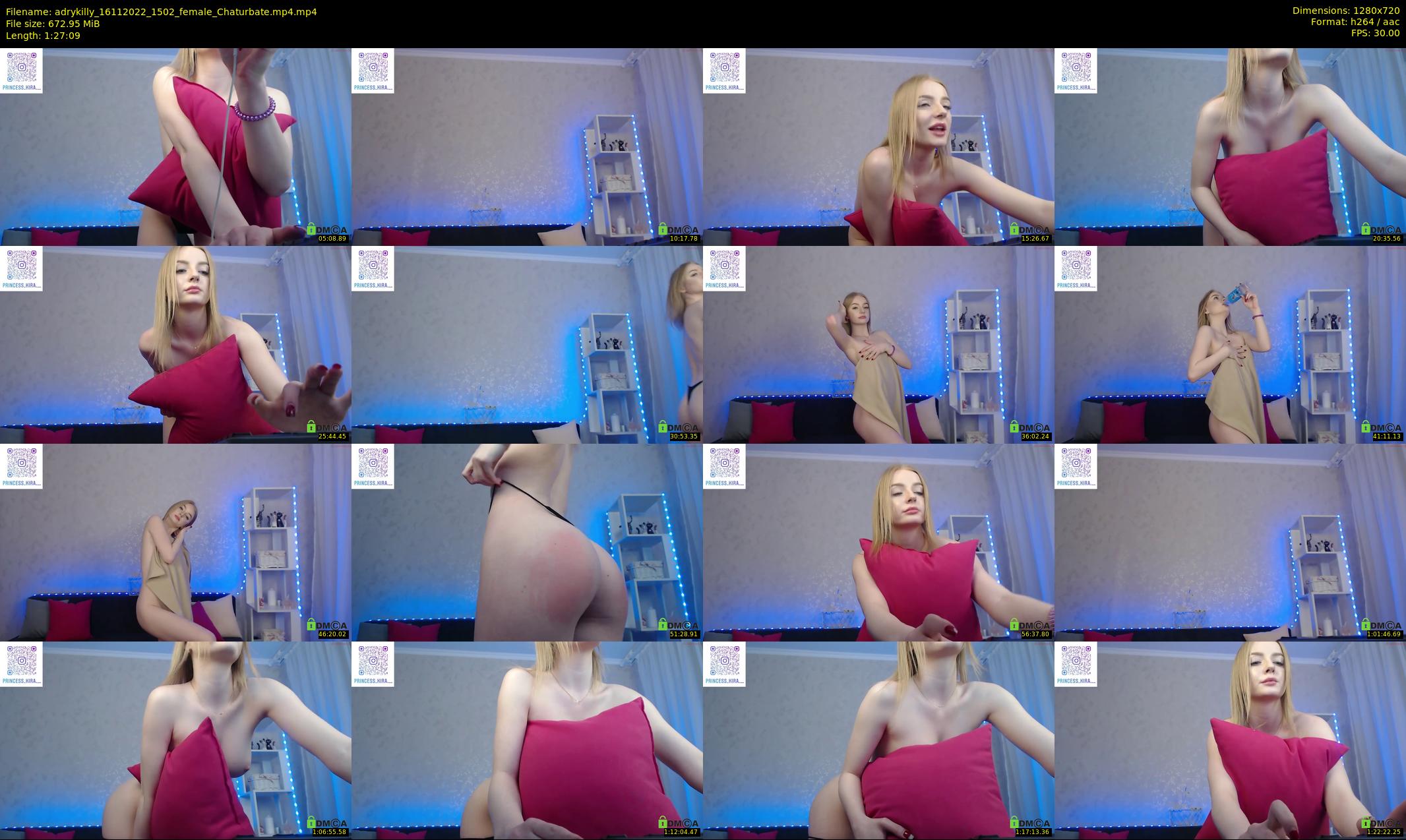 adrykilly — 88 minute Chaturbate female cam show recording, 720p, Nov 16, 2022