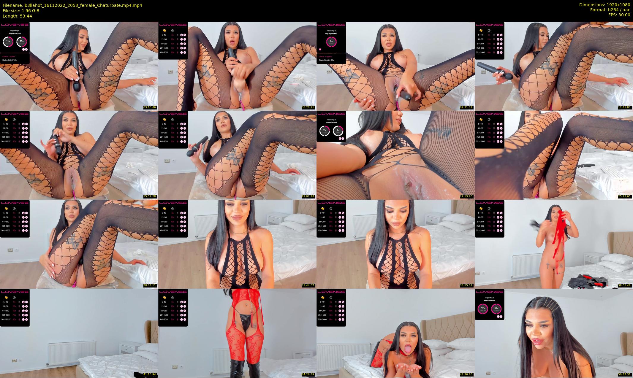 b3llahot — 54 minute Chaturbate female cam show recording, 1080p, Nov 16, 2022
