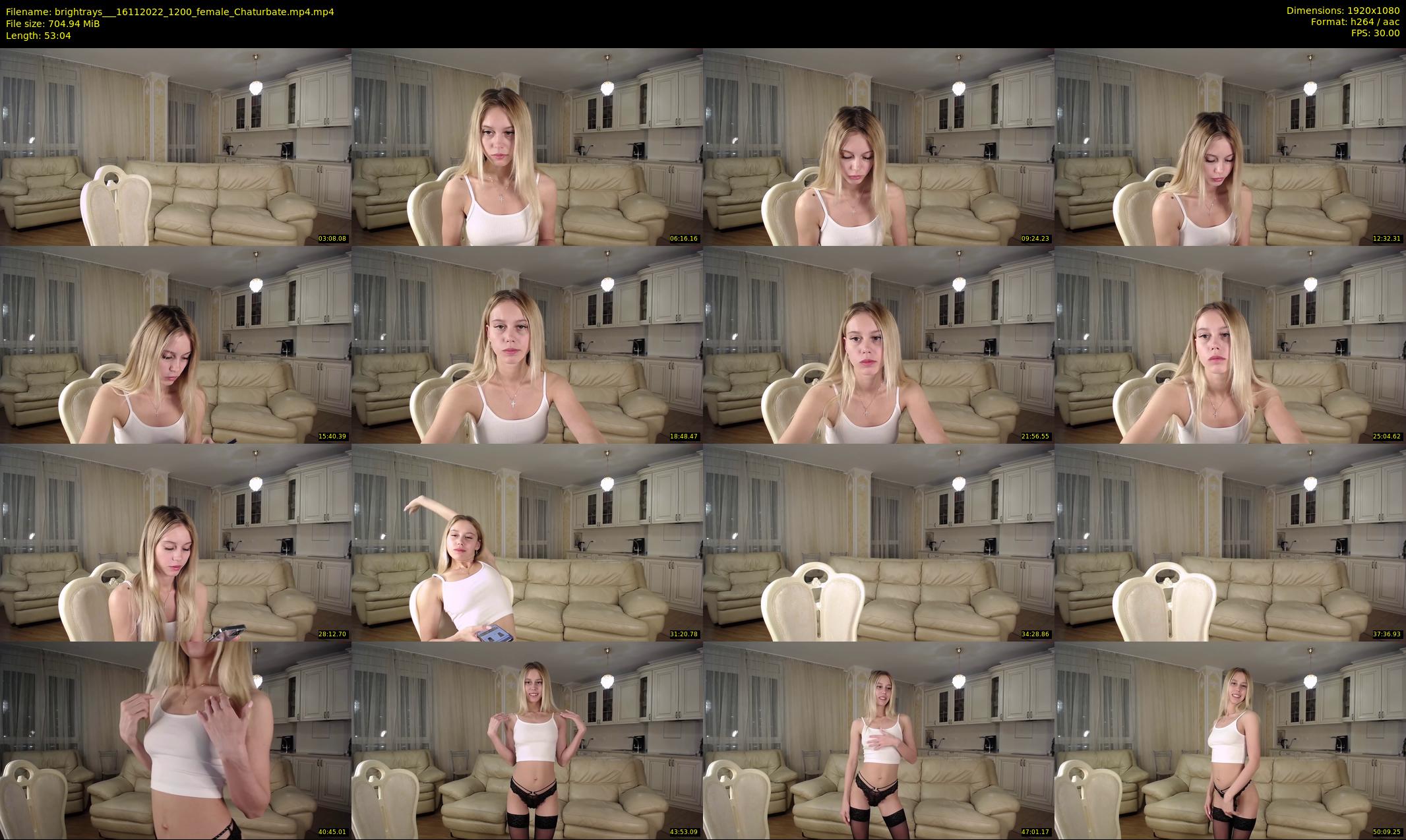 brightrays__ — 54 minute Chaturbate female cam show recording, 1080p, Nov 16, 2022