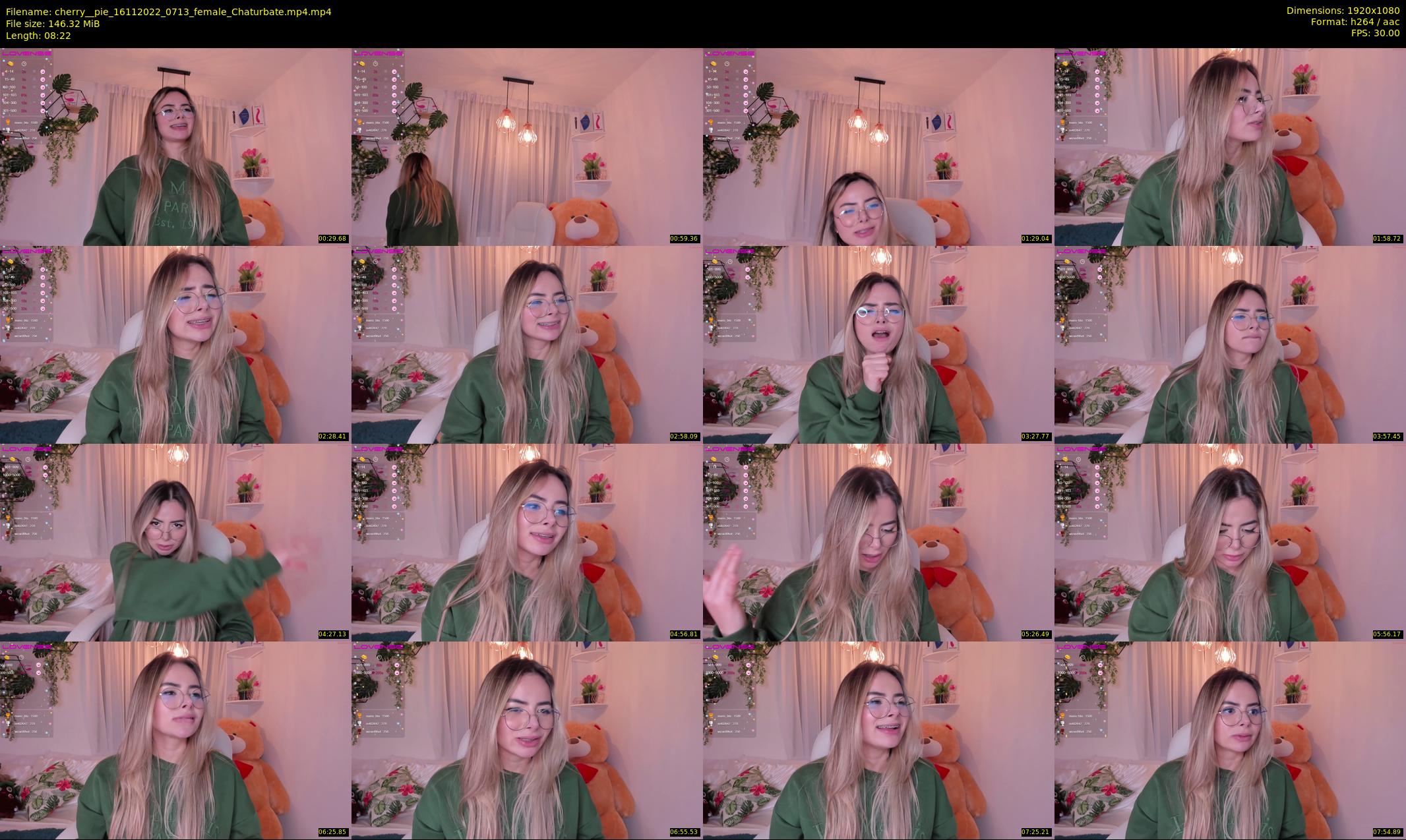 cherry__pie — 9 minute Chaturbate female cam show recording, 1080p, Nov 16, 2022