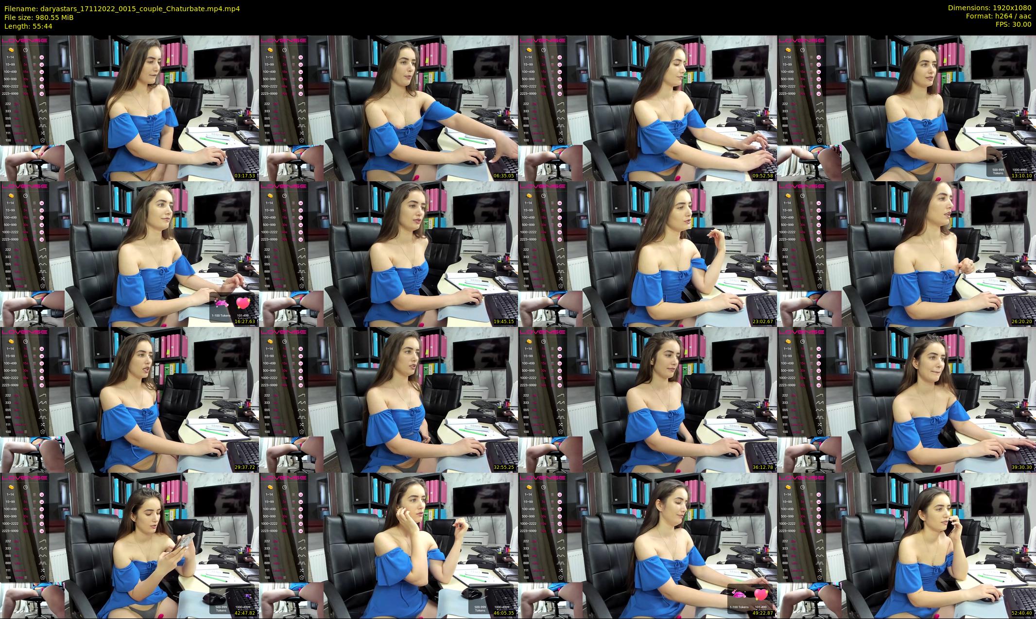 daryastars — 56 minute Chaturbate couple cam show recording, 1080p, Nov 17, 2022