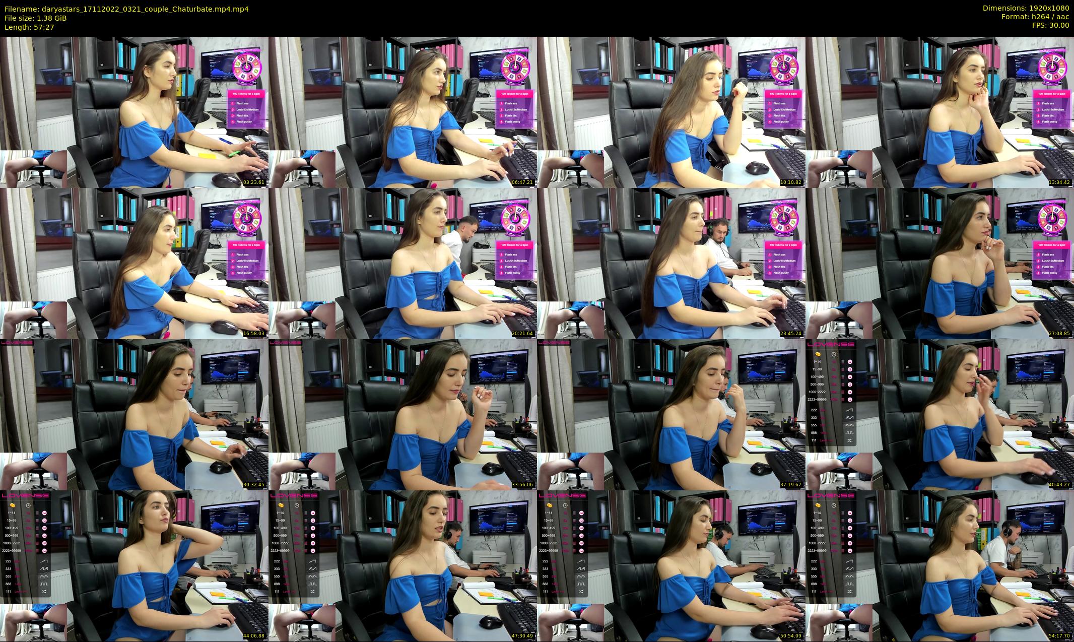 daryastars — 58 minute Chaturbate couple cam show recording, 1080p, Nov 17, 2022