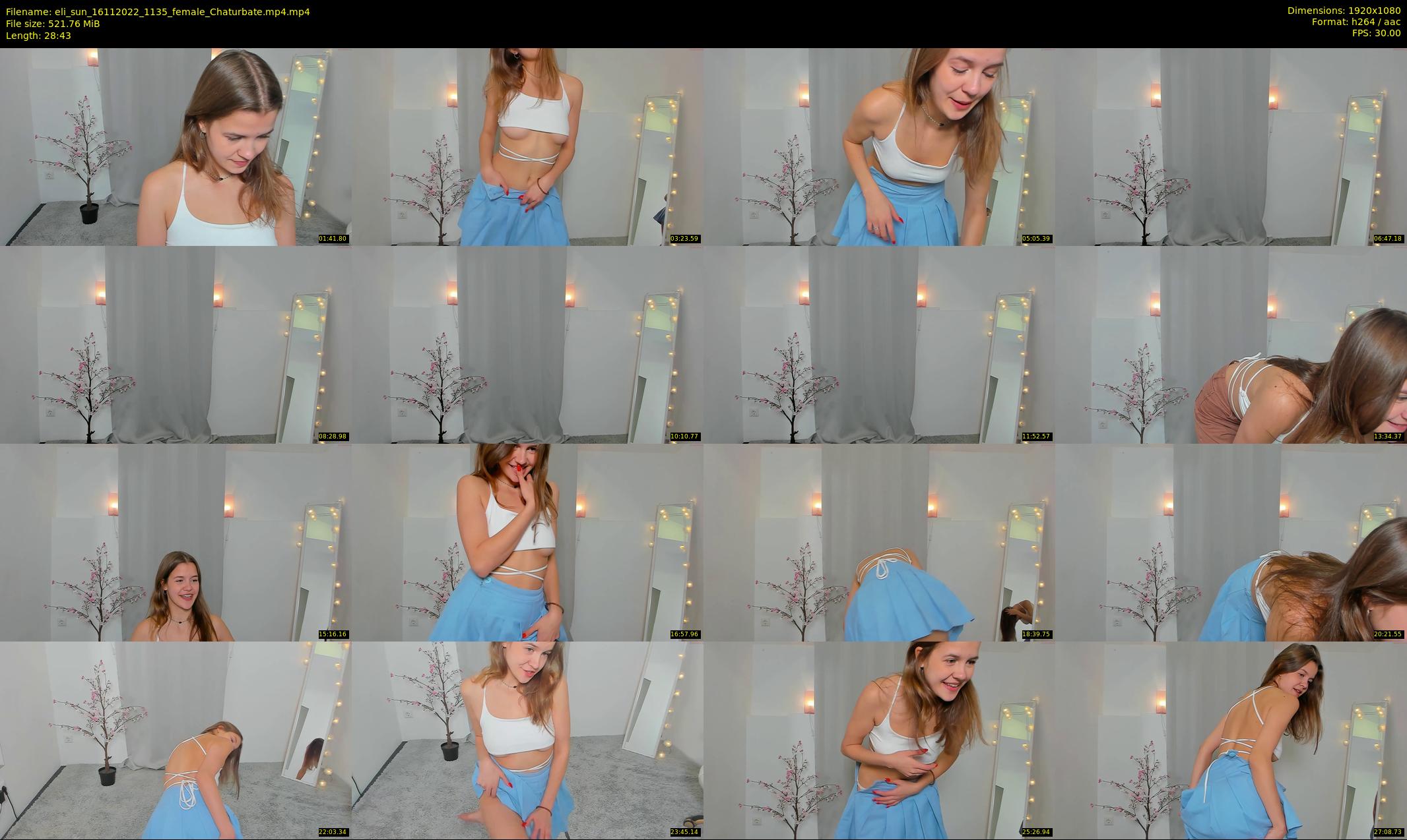eli_sun — 29 minute Chaturbate female cam show recording, 1080p, Nov 16, 2022