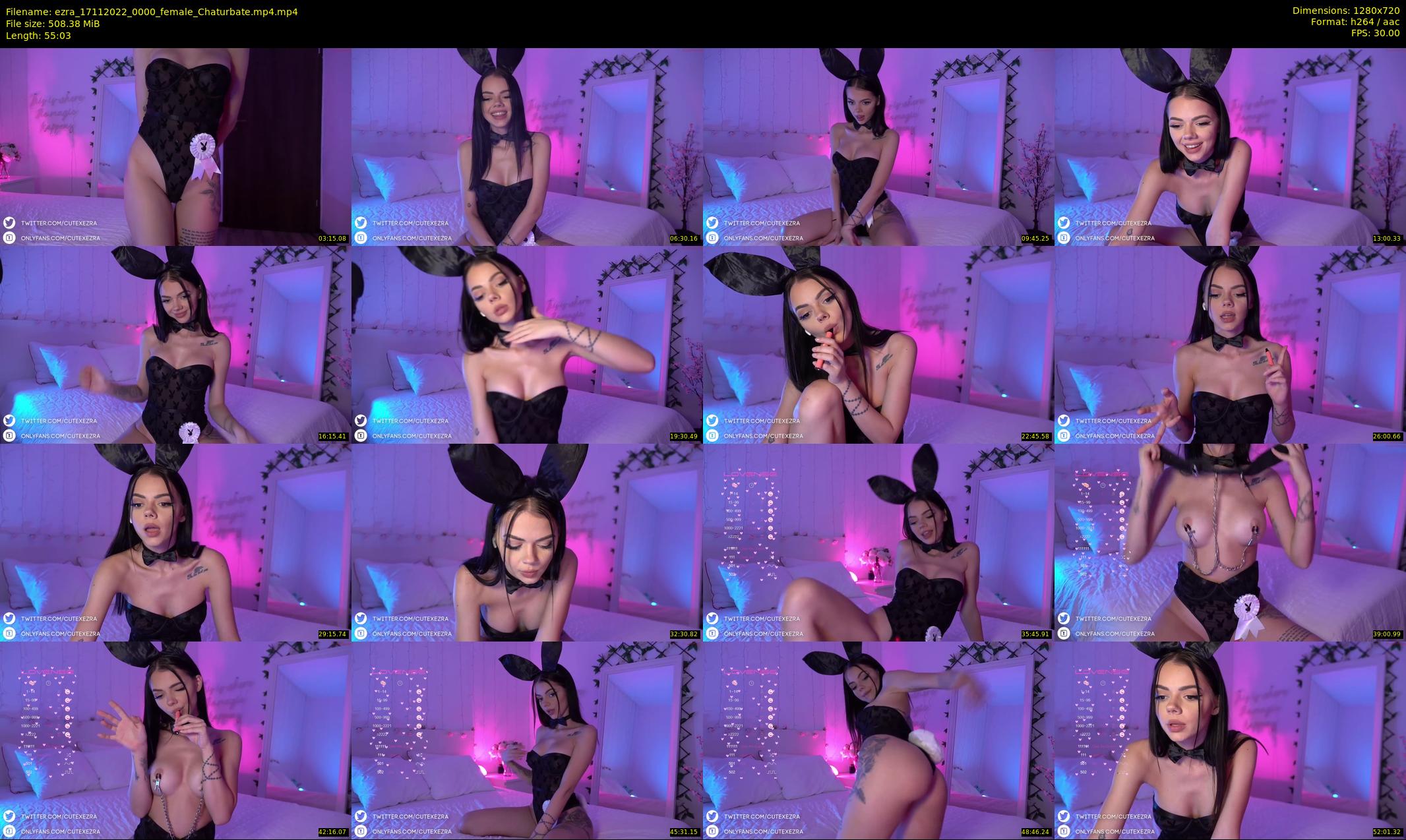 ezra — 56 minute Chaturbate female cam show recording, 720p, Nov 17, 2022