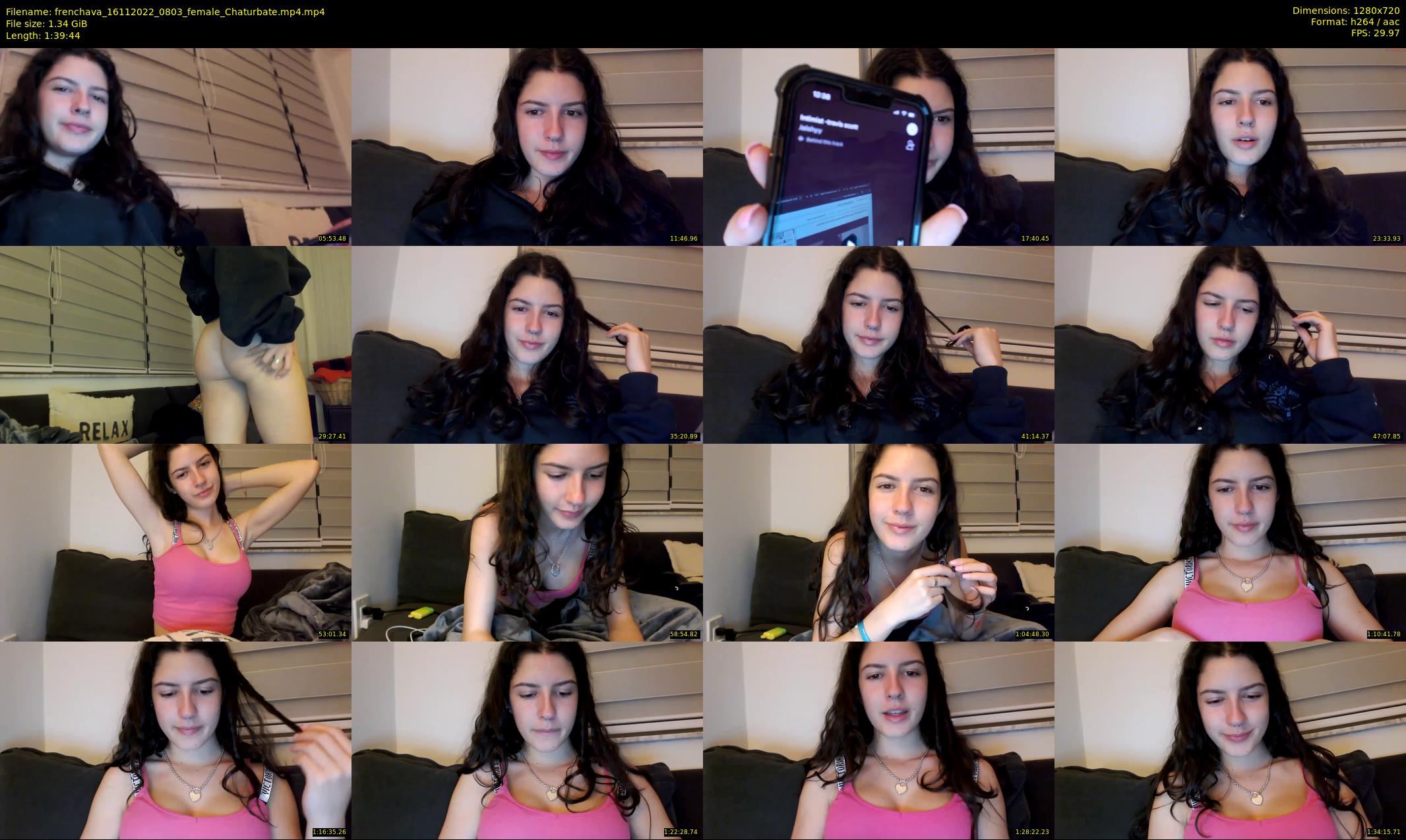 frenchava — 100 minute Chaturbate female cam show recording, 720p, Nov 16, 2022