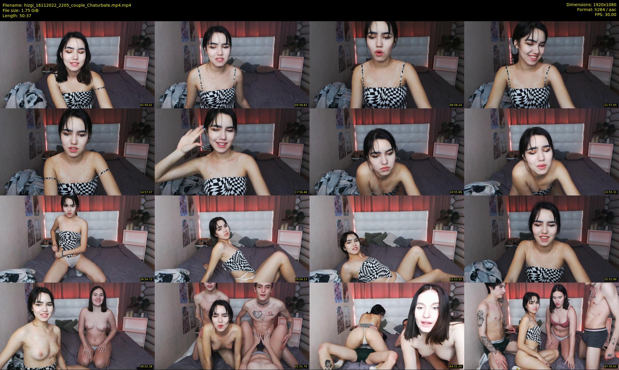 hizgi — 51 minute Chaturbate couple cam show recording, 1080p, Nov 16, 2022