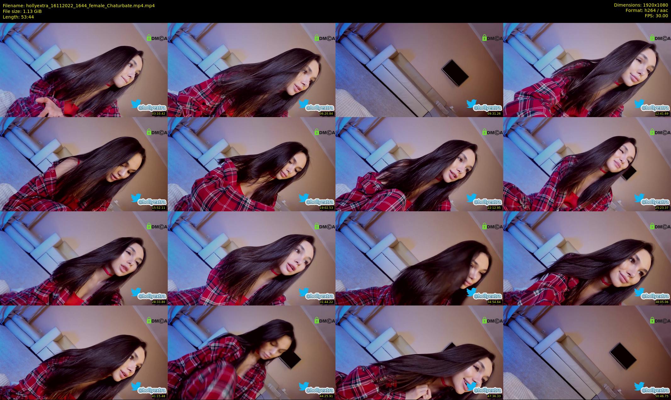 hollyextra — 54 minute Chaturbate female cam show recording, 1080p, Nov 16, 2022