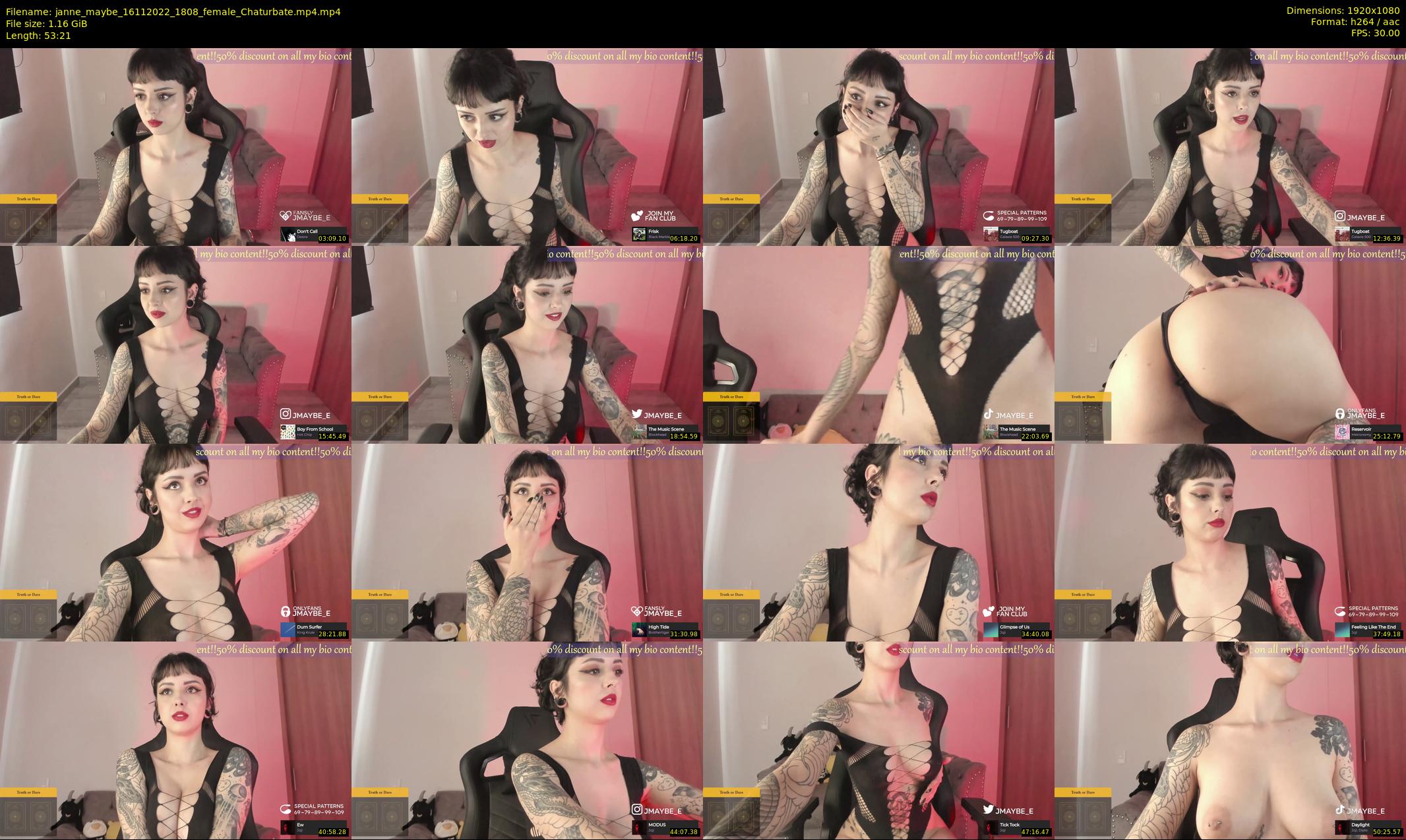 janne_maybe — 54 minute Chaturbate female cam show recording, 1080p, Nov 16, 2022