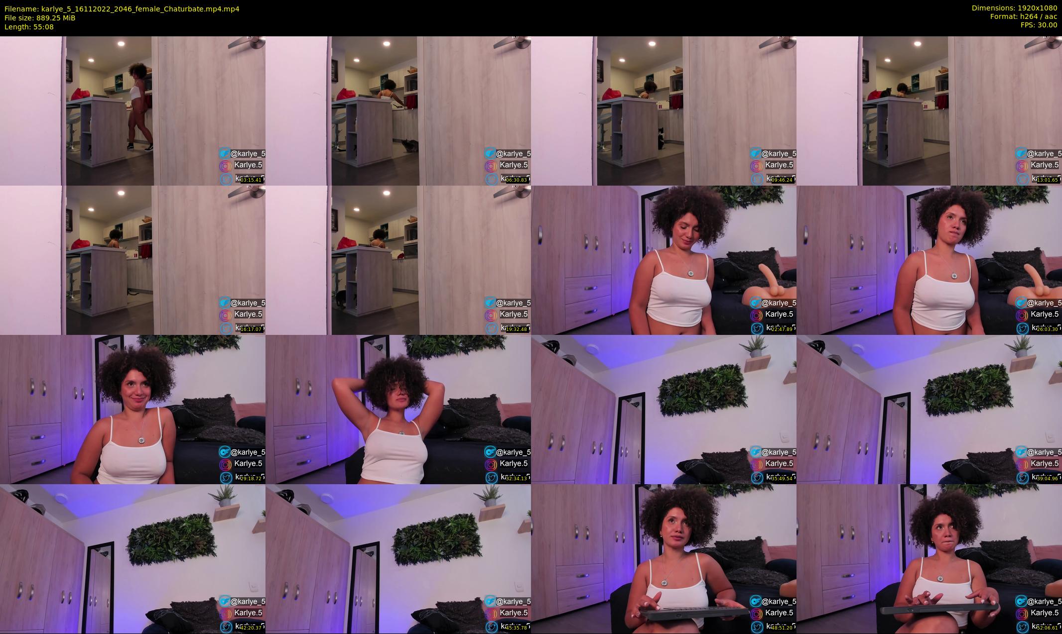 karlye_5 — 56 minute Chaturbate female cam show recording, 1080p, Nov 16, 2022