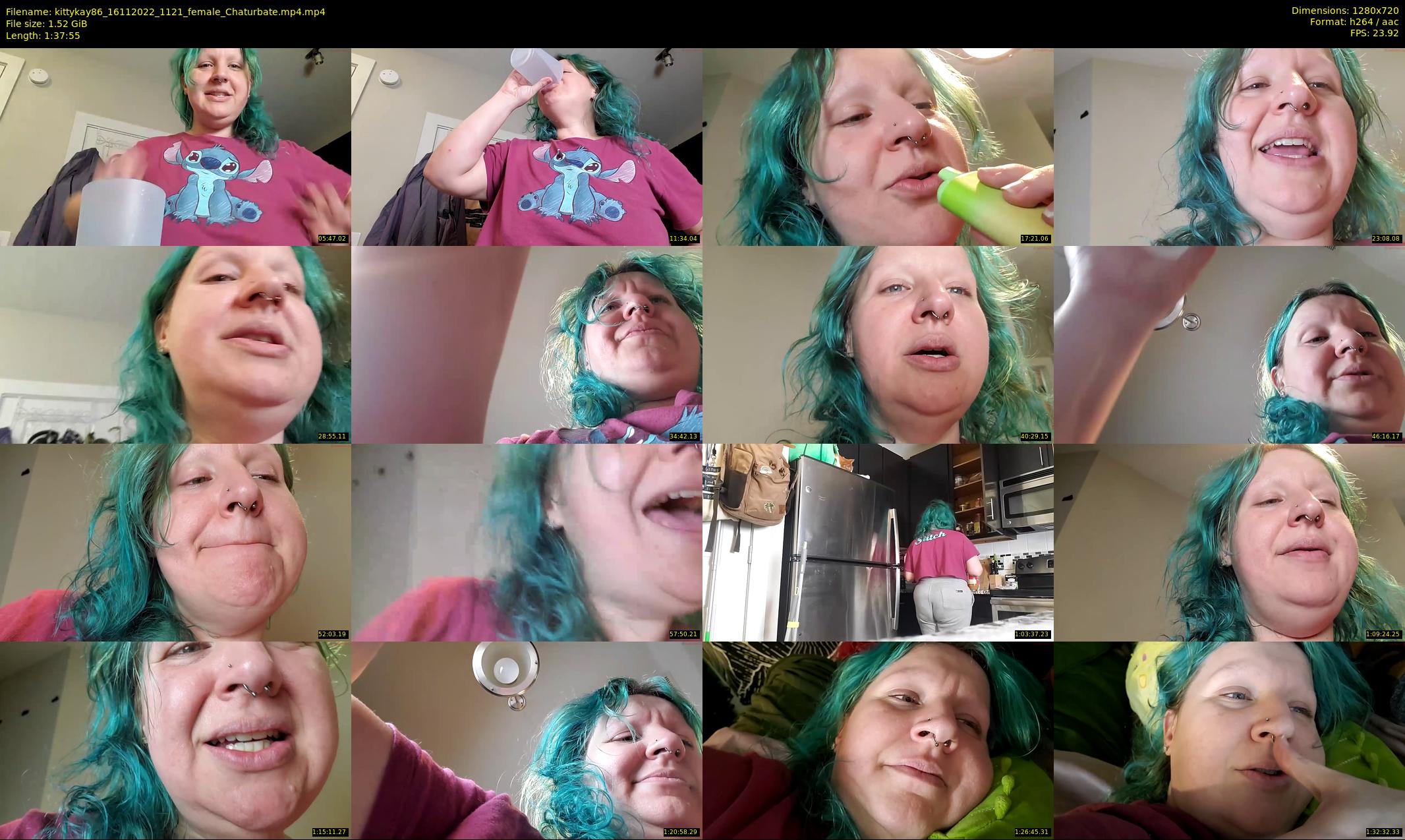 kittykay86 — 98 minute Chaturbate female cam show recording, 720p, Nov 16, 2022