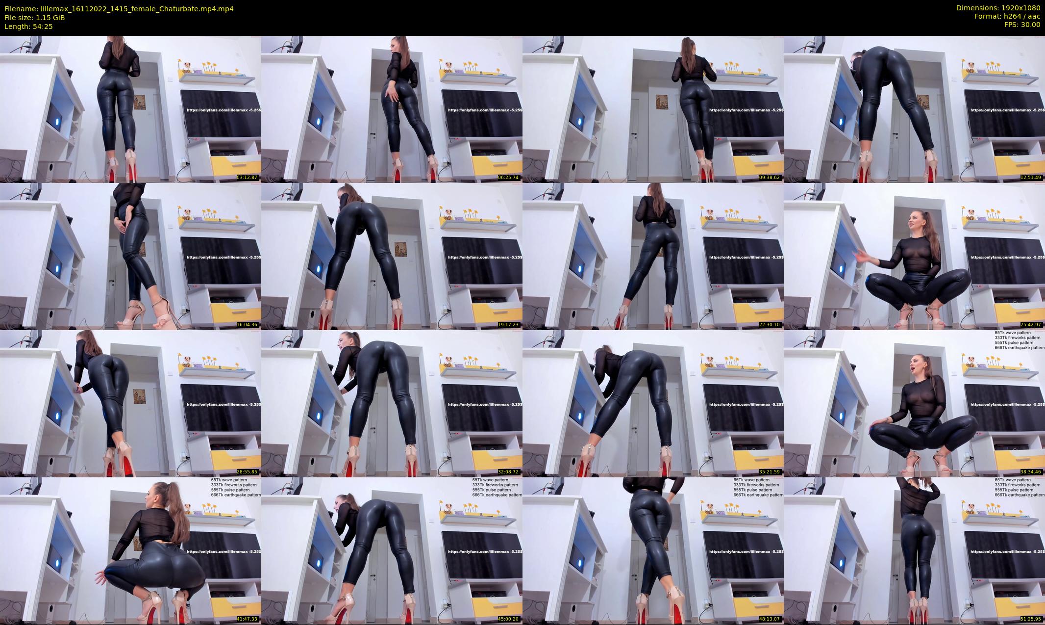 lillemax — 55 minute Chaturbate female cam show recording, 1080p, Nov 16, 2022