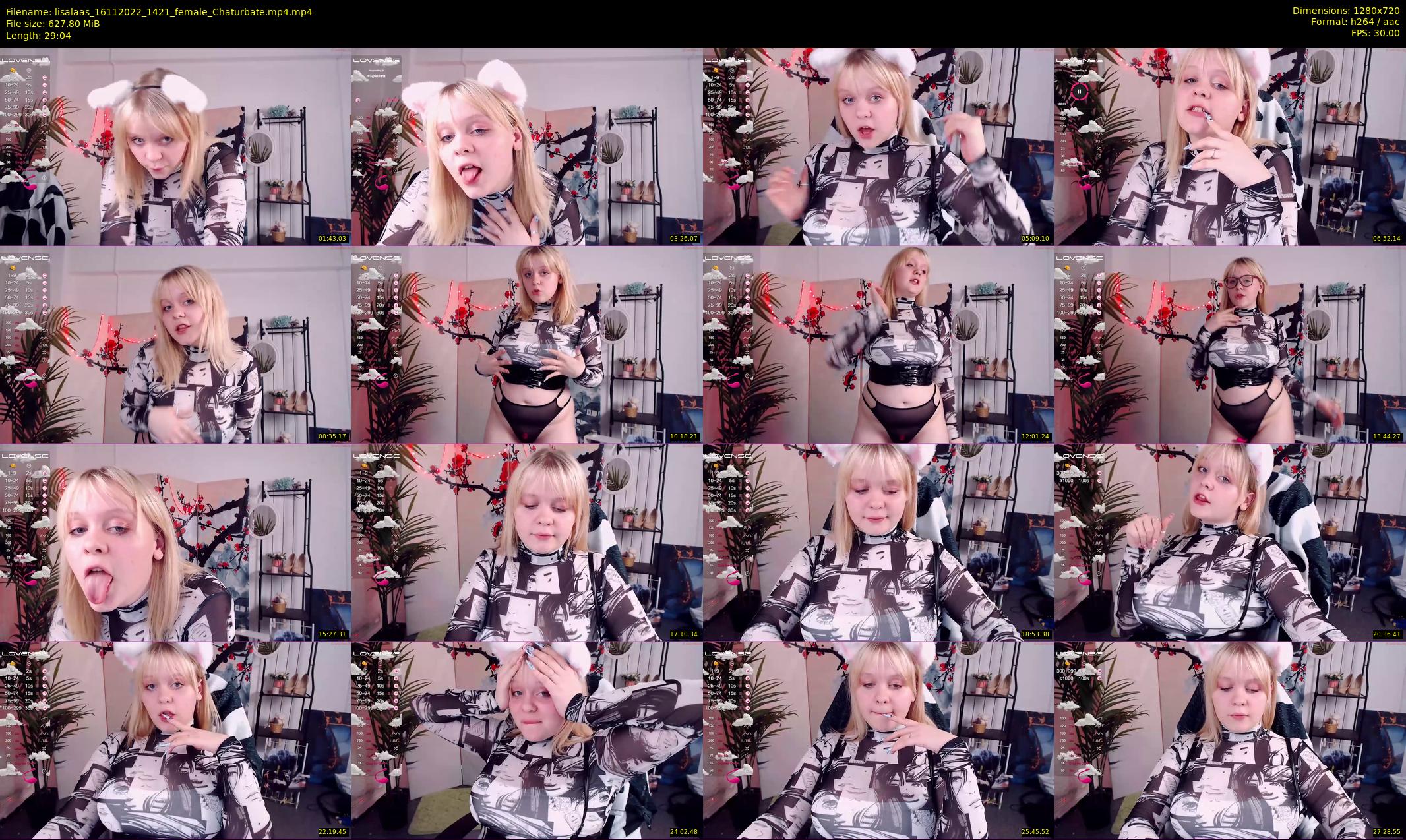 lisalaas — 30 minute Chaturbate female cam show recording, 720p, Nov 16, 2022