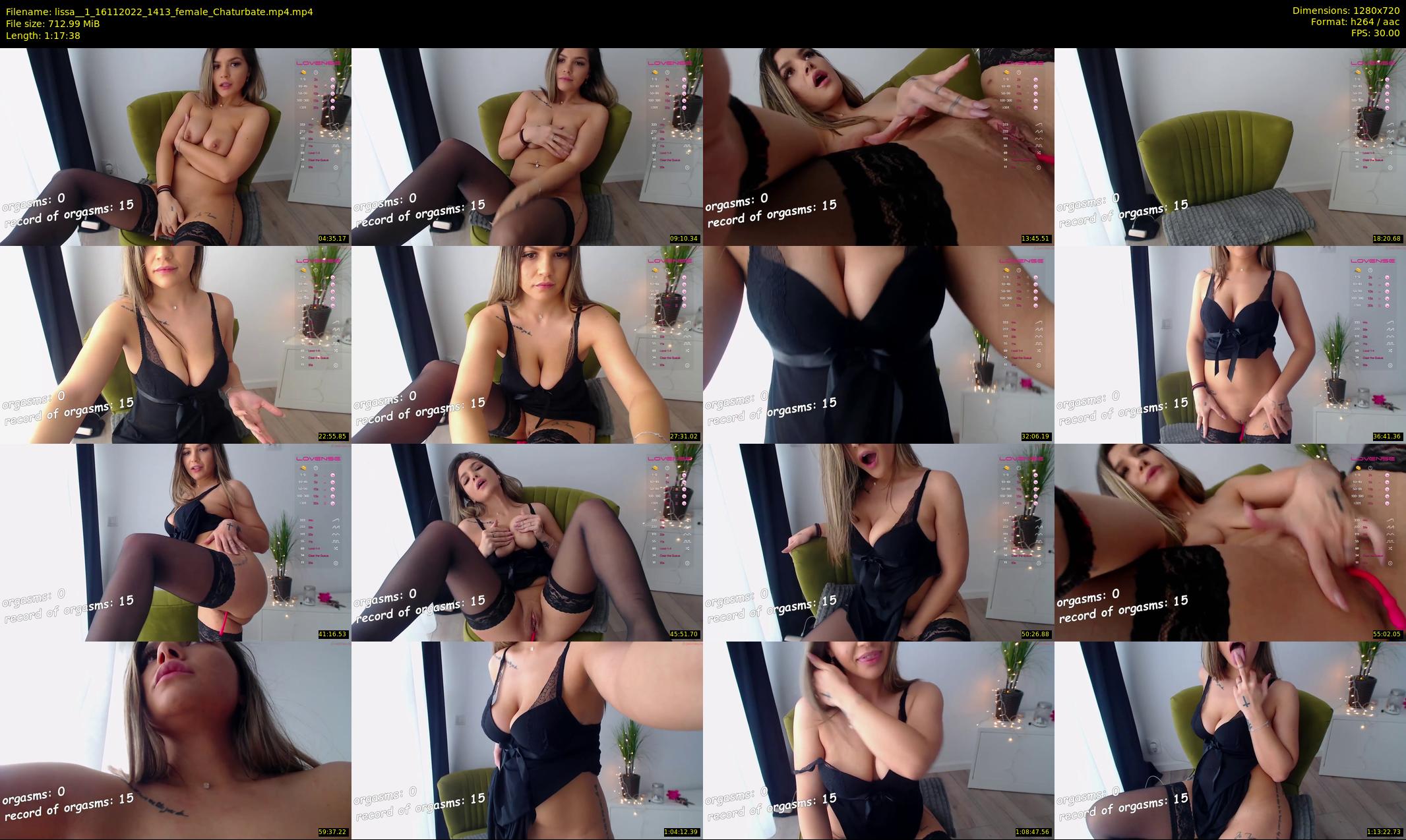 lissa__1 — 78 minute Chaturbate female cam show recording, 720p, Nov 16, 2022